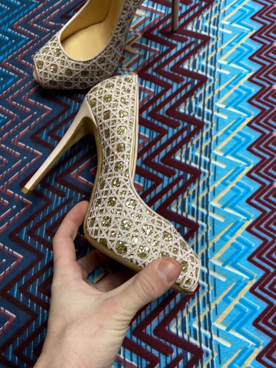 Giuseppe Zanotti Giuseppe Zanotti Design Diamond VINTAGE Size US 9.5 / IT 39.5 - 7 Thumbnail