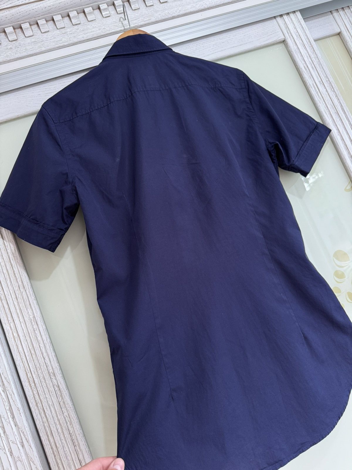 Vivienne Westwood Vivienne Westwood Navy Blue Short Sleeve Shirt Size US M / EU 48-50 / 2 - 7 Thumbnail