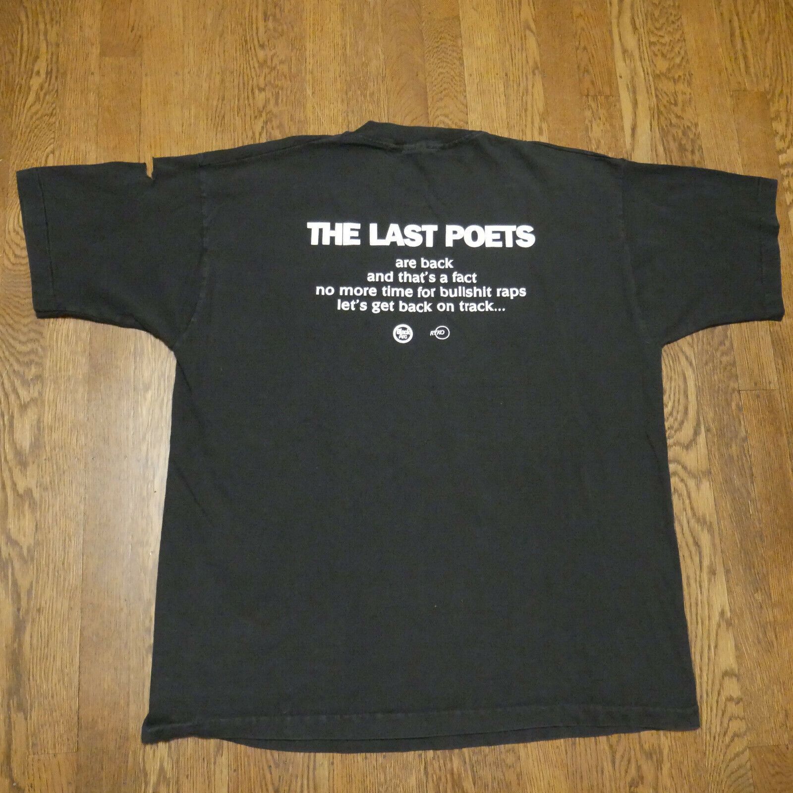 Fruit Of The Loom Vintage The Last Poets T Shirt Holy Terror Jazz Rap Soul Size US L / EU 52-54 / 3 - 10 Thumbnail