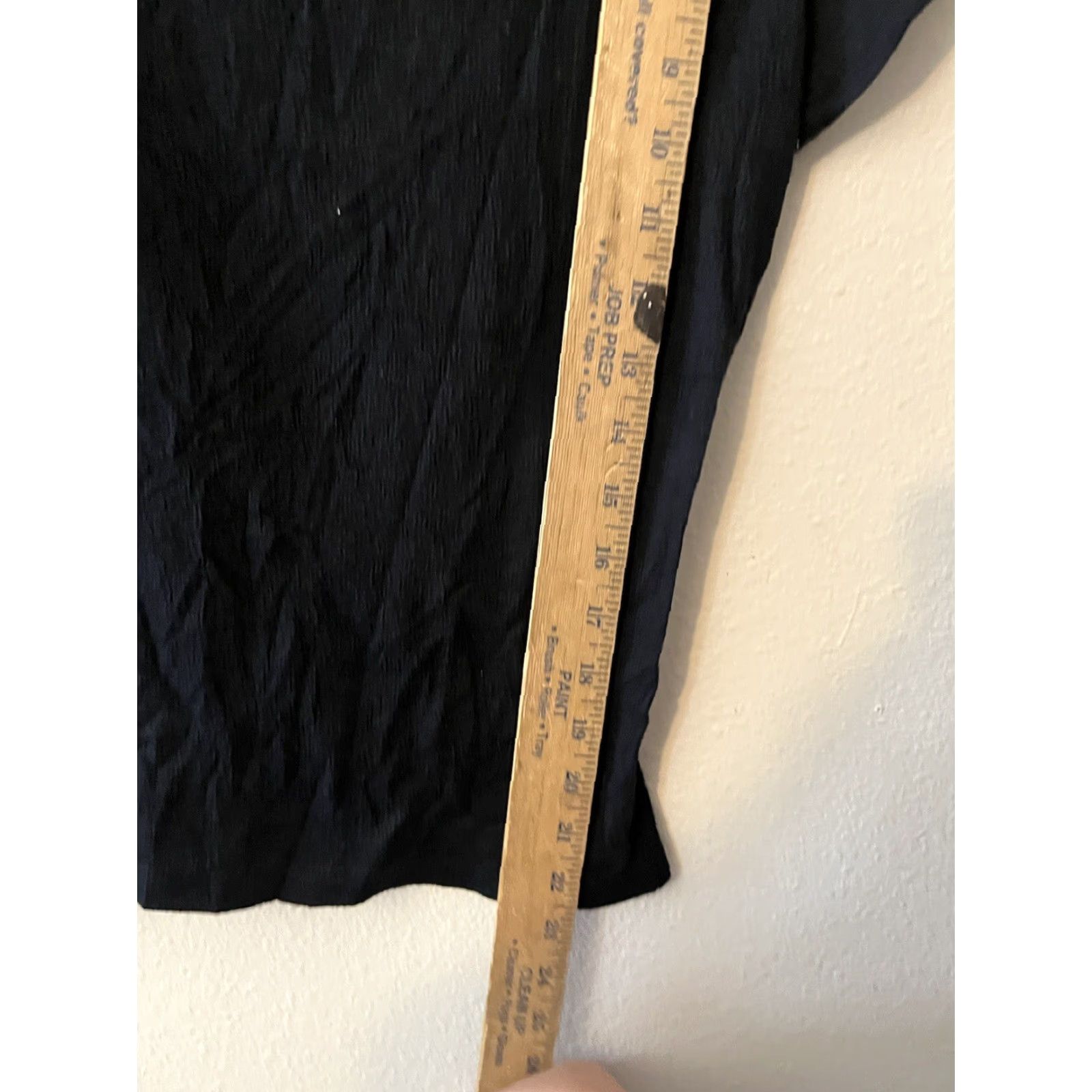 Vintage C&C California Black Shirt Square Neck Short Sleeve Boxy Women M Linen T-Shirt Pullover Casual Vintage: No Size M / US 6-8 / IT 42-44 - 4 Thumbnail