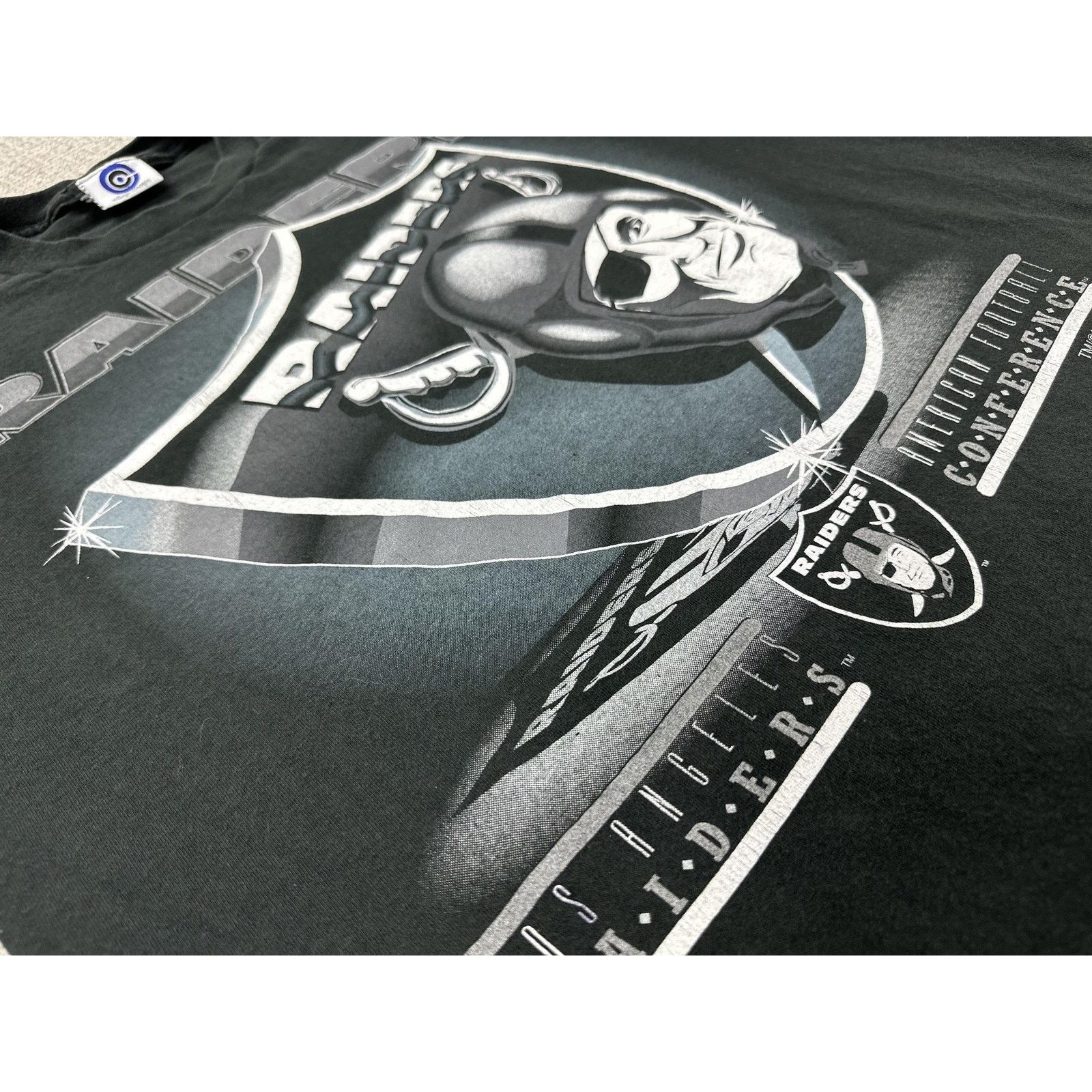 Other Los Angeles Raiders Shirt Sz L Black College Concepts 1993 Size US L / EU 52-54 / 3 - 7 Thumbnail