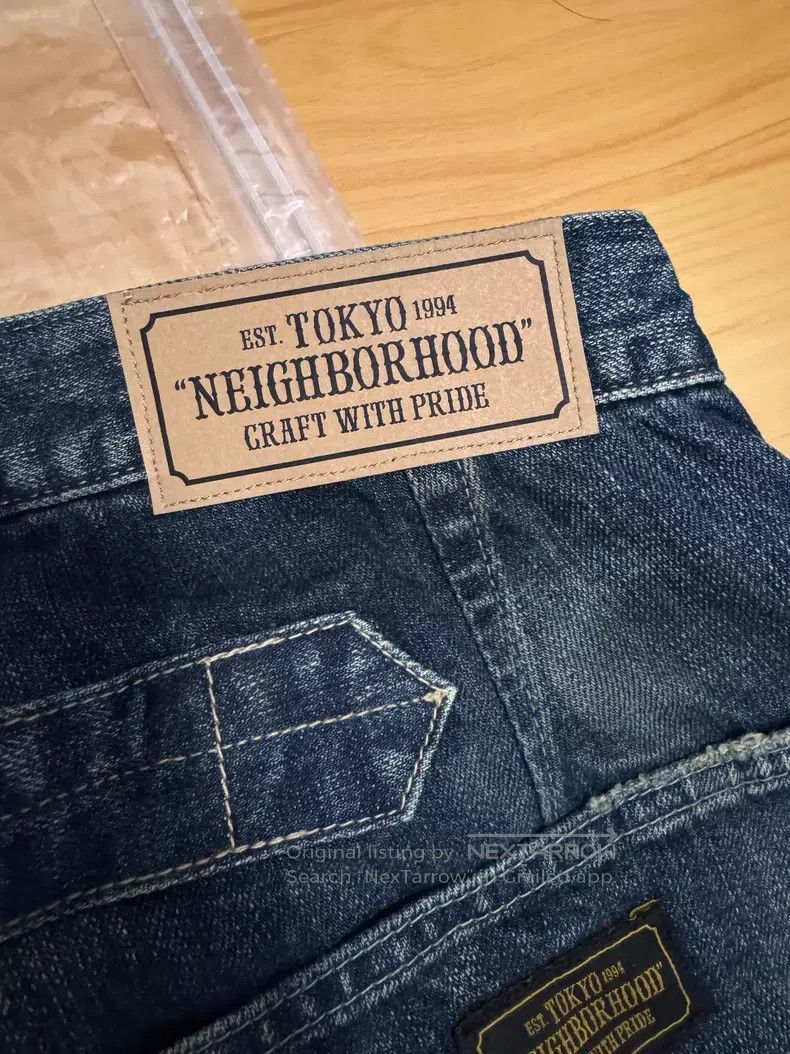 Neighborhood Neighborhood size S Bull King Washed Splattered Denim Jeans Size US 27 - 5 Thumbnail