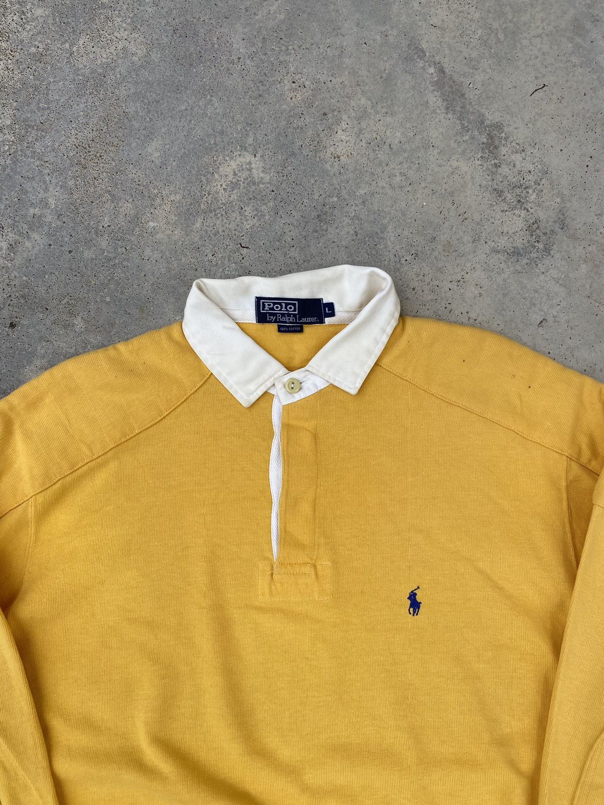 Polo Ralph Lauren Vintage Polo Ralph Lauren Rugby Long Sleeve polo shirt Size US L / EU 52-54 / 3 - 2 Thumbnail