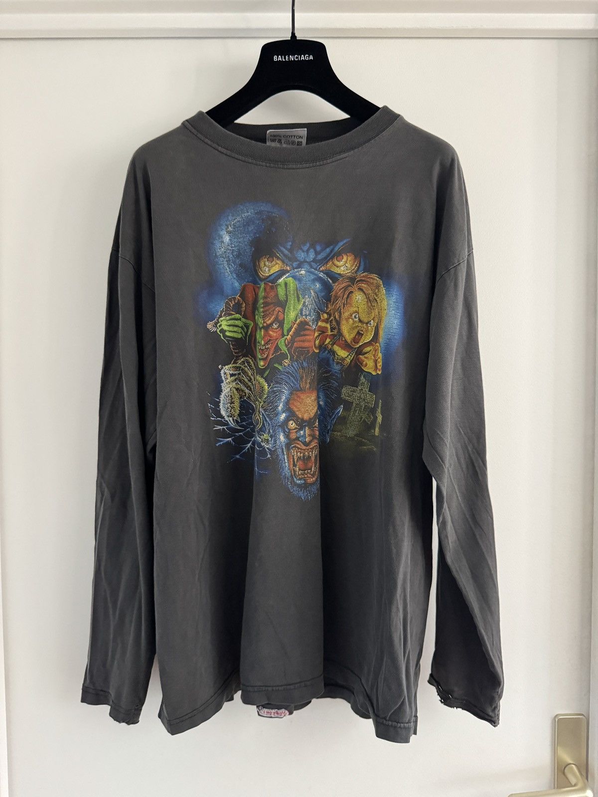 Thunderdome *RARE* VINTAGE 90s GABBER RAVE TECHNO THUNDERDOME DANCE DIE Size US XL / EU 56 / 4 - 2 Thumbnail