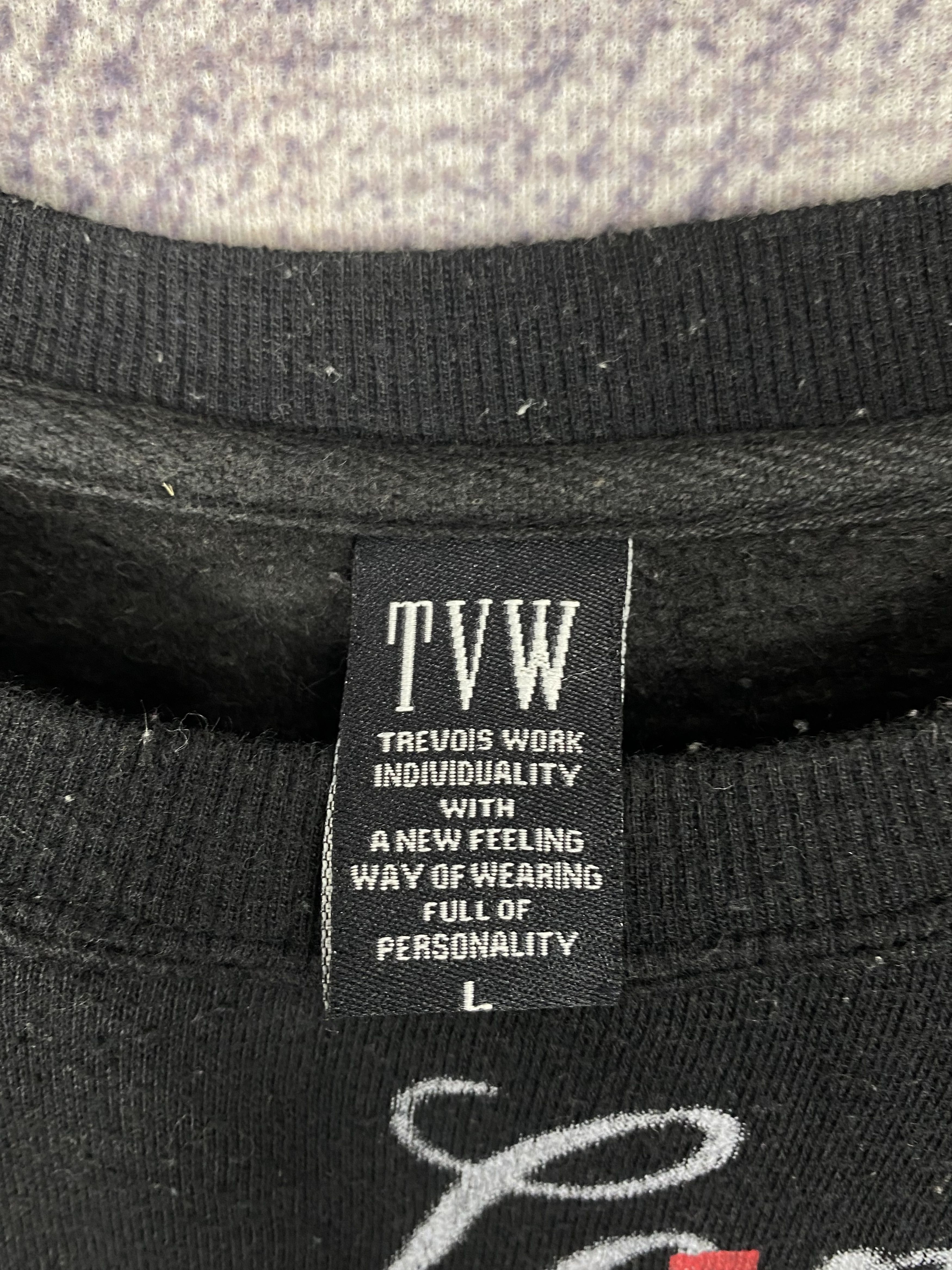 Japanese Brand Vintage TVW Crewneck Sweatshirts Size US L / EU 52-54 / 3 - 7 Thumbnail