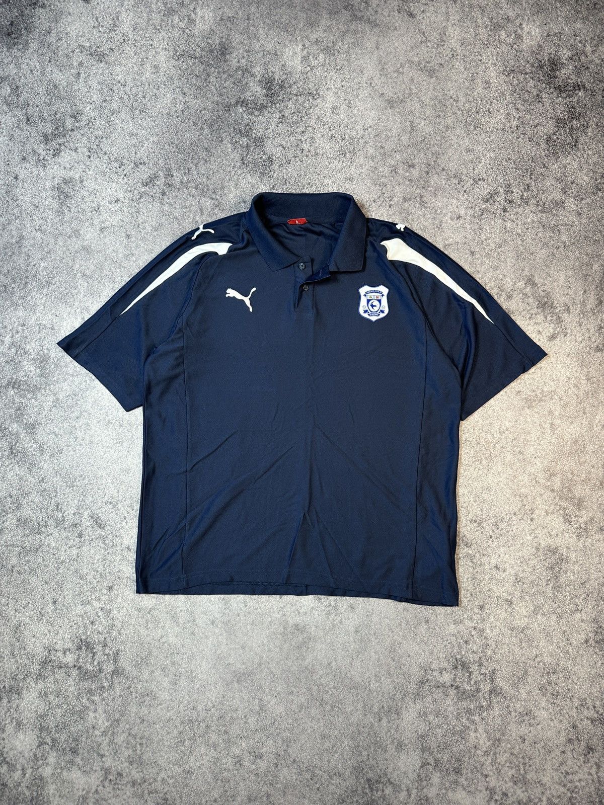 Puma × Vintage Vintage Puma Cardiff City Soccer Jersey Streetwear XL Rare Size US XL / EU 56 / 4 - 1 Thumbnail