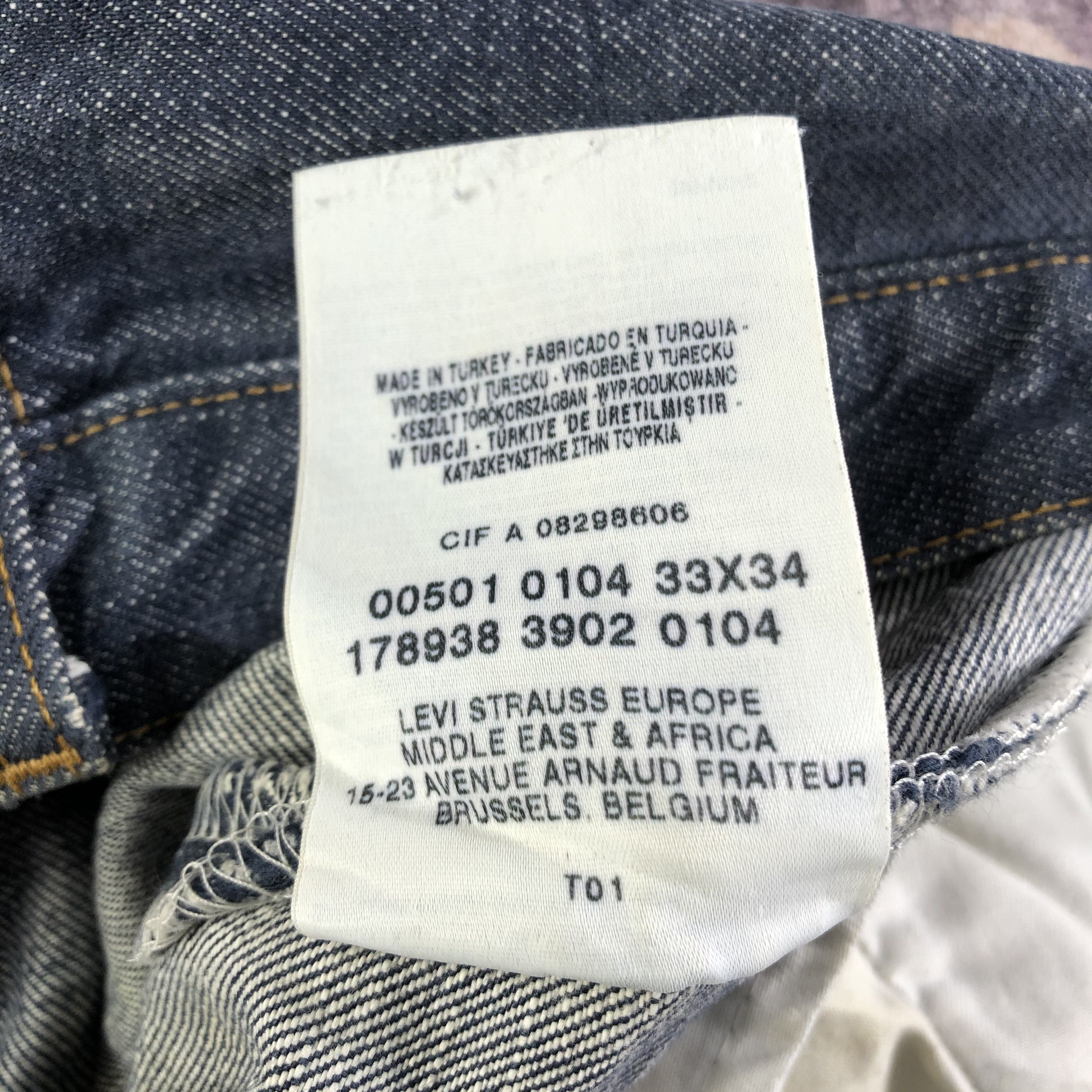 Levi's Vintage 90s Levis 501 Jeans-JM3214 Size US 32 / EU 48 - 11 Thumbnail