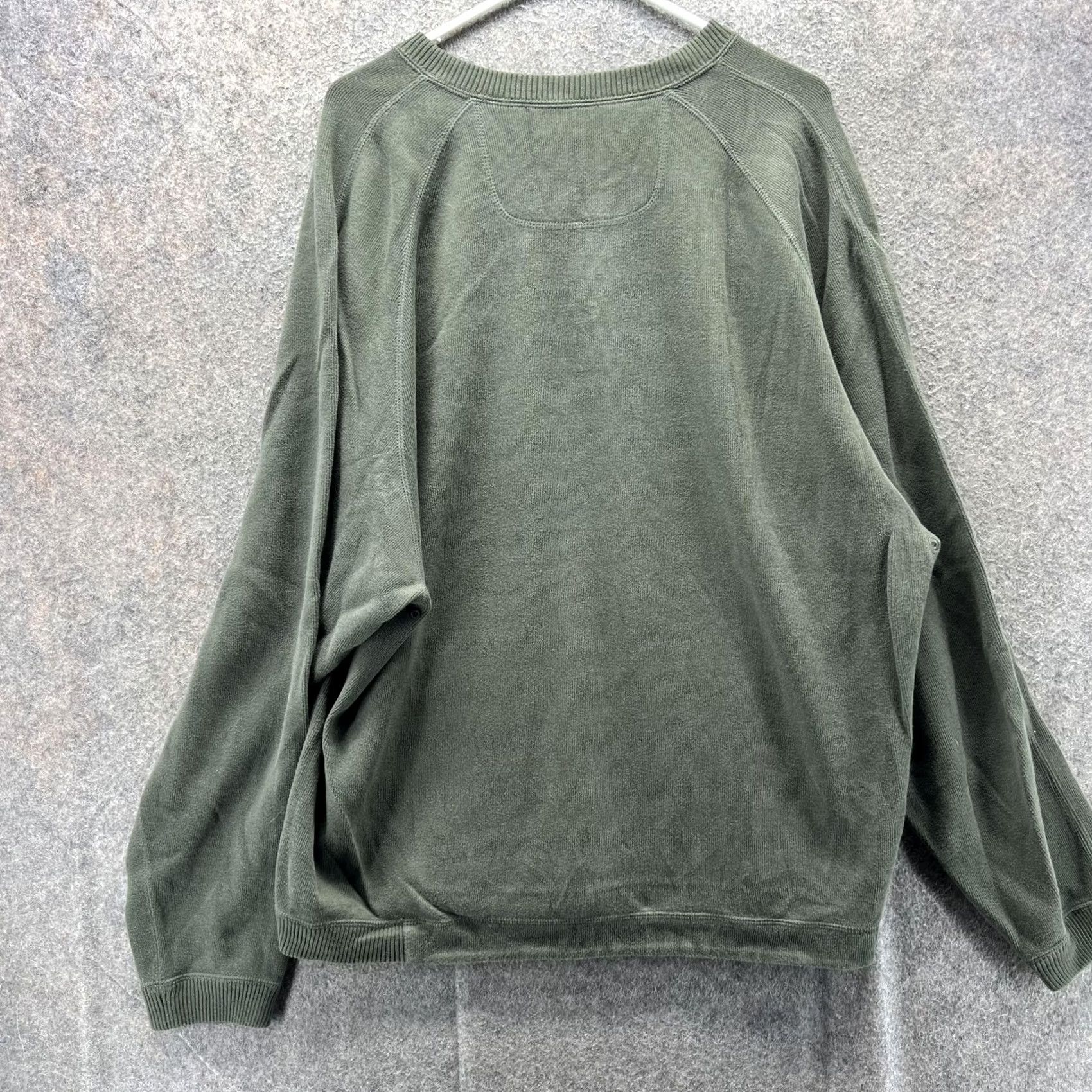 Tommy Bahama Tommy Bahama Sweater Mens XL Green V-Neck Pullover Knit Reversible Knit Pullover Casual Mens XL Green Tommy Bahama Sweater Size US XL / EU 56 / 4 - 2 Thumbnail