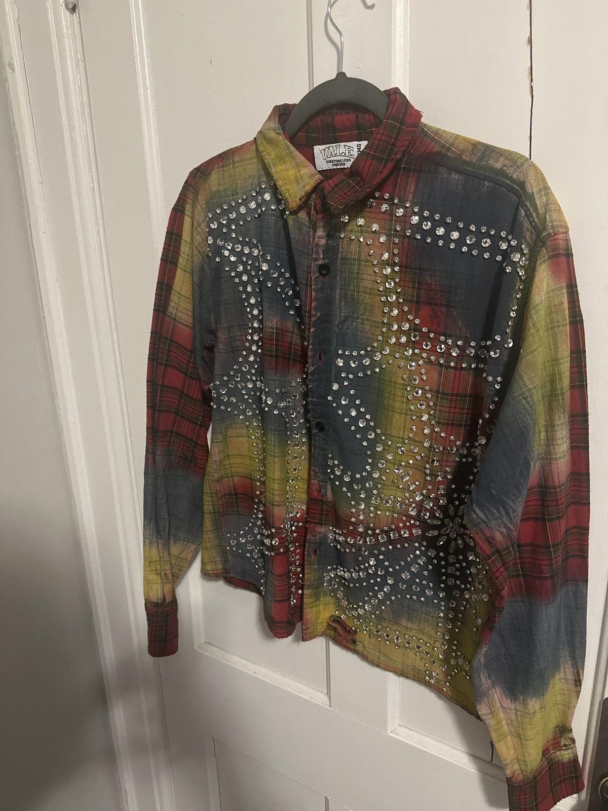 Vale Vale Tie die Spider Flannel Size US S / EU 44-46 / 1 - 1 Thumbnail