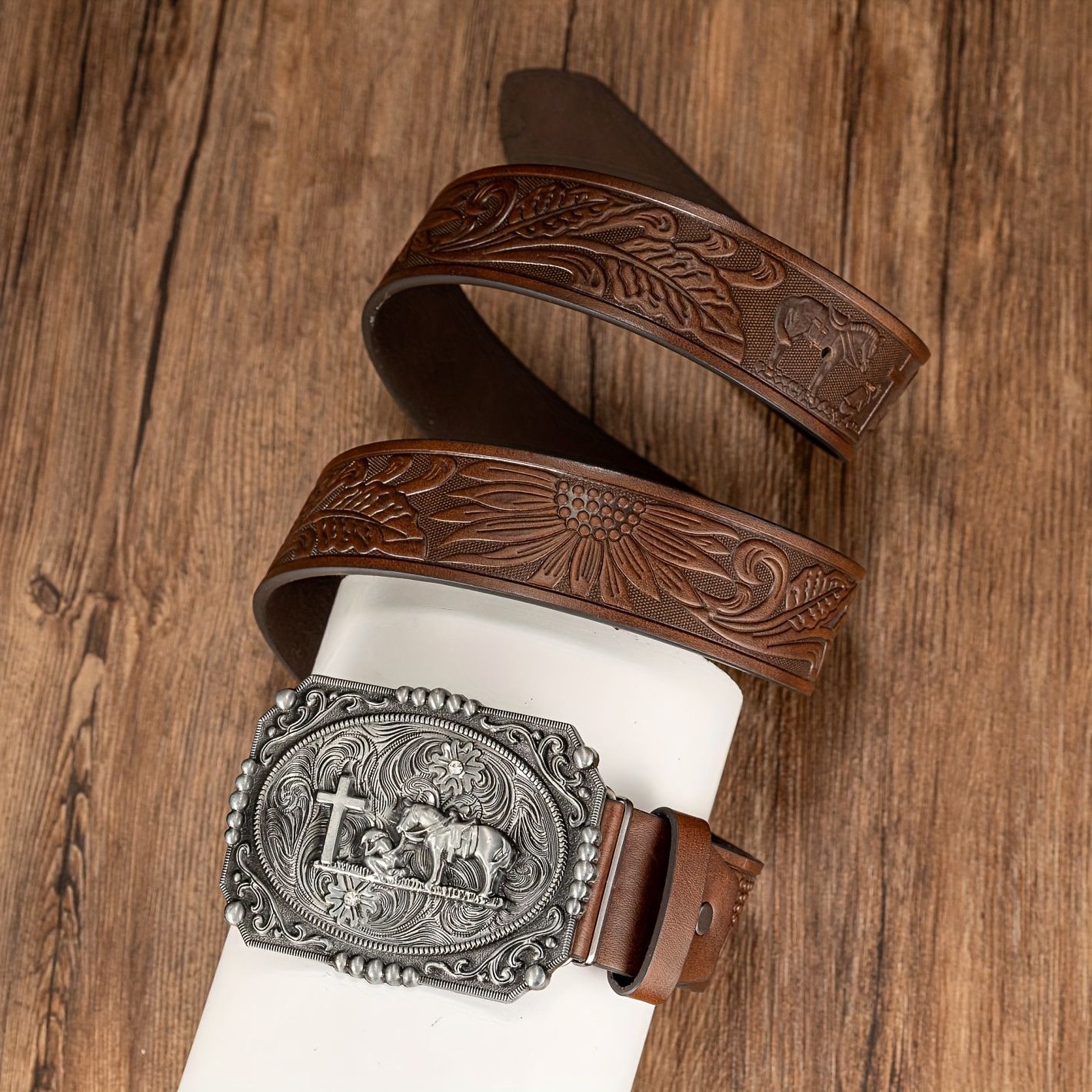 Vintage Retro Buckle Belt Size ONE SIZE - 3 Thumbnail