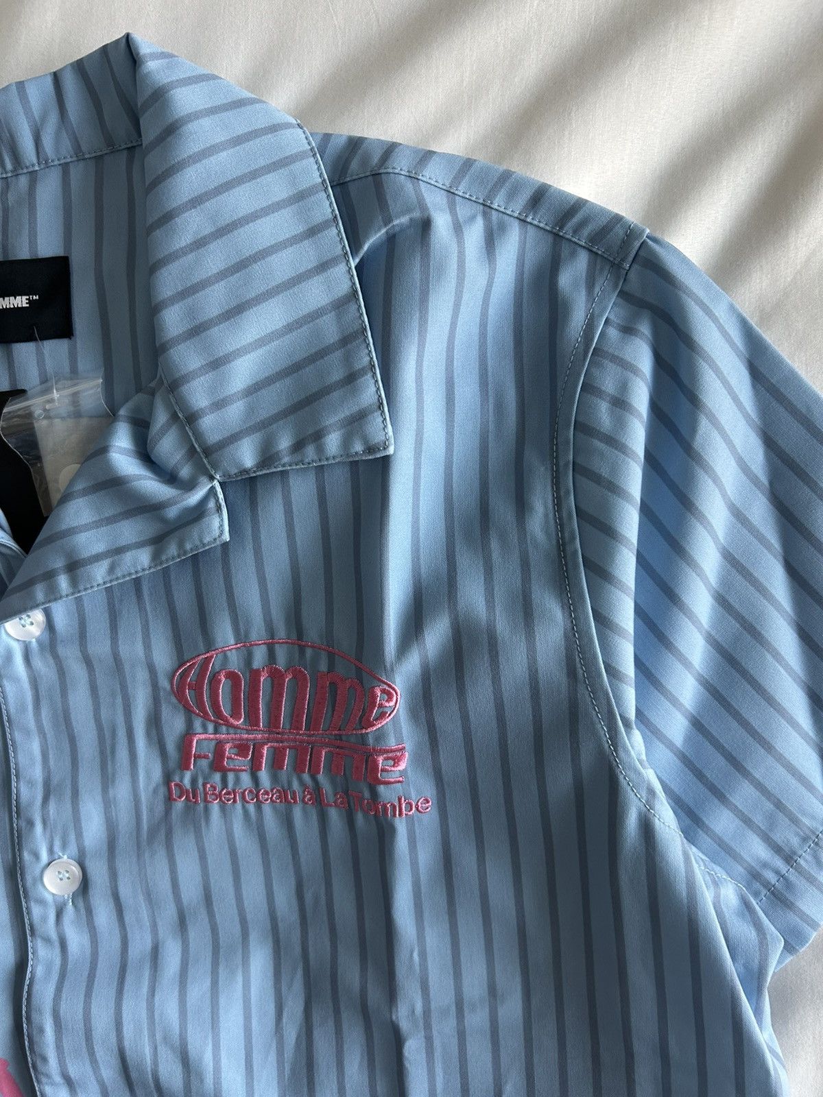 Homme + Femme La Homme Femme Skeleton Button Down Blue Size US M / EU 48-50 / 2 - 4 Thumbnail
