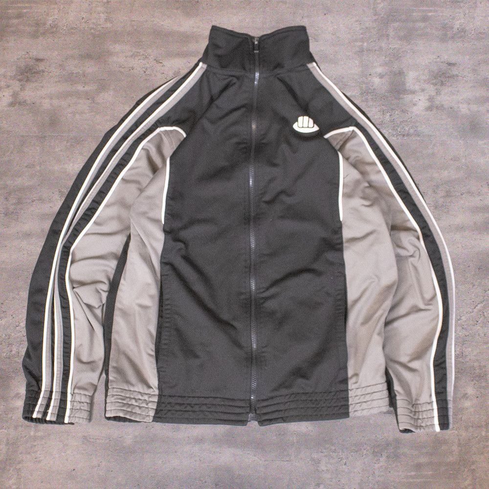 Vintage Y2K 2000's Stadium Black Stripped Bloke Track Top Sweater Size US M / EU 48-50 / 2 - 1 Thumbnail