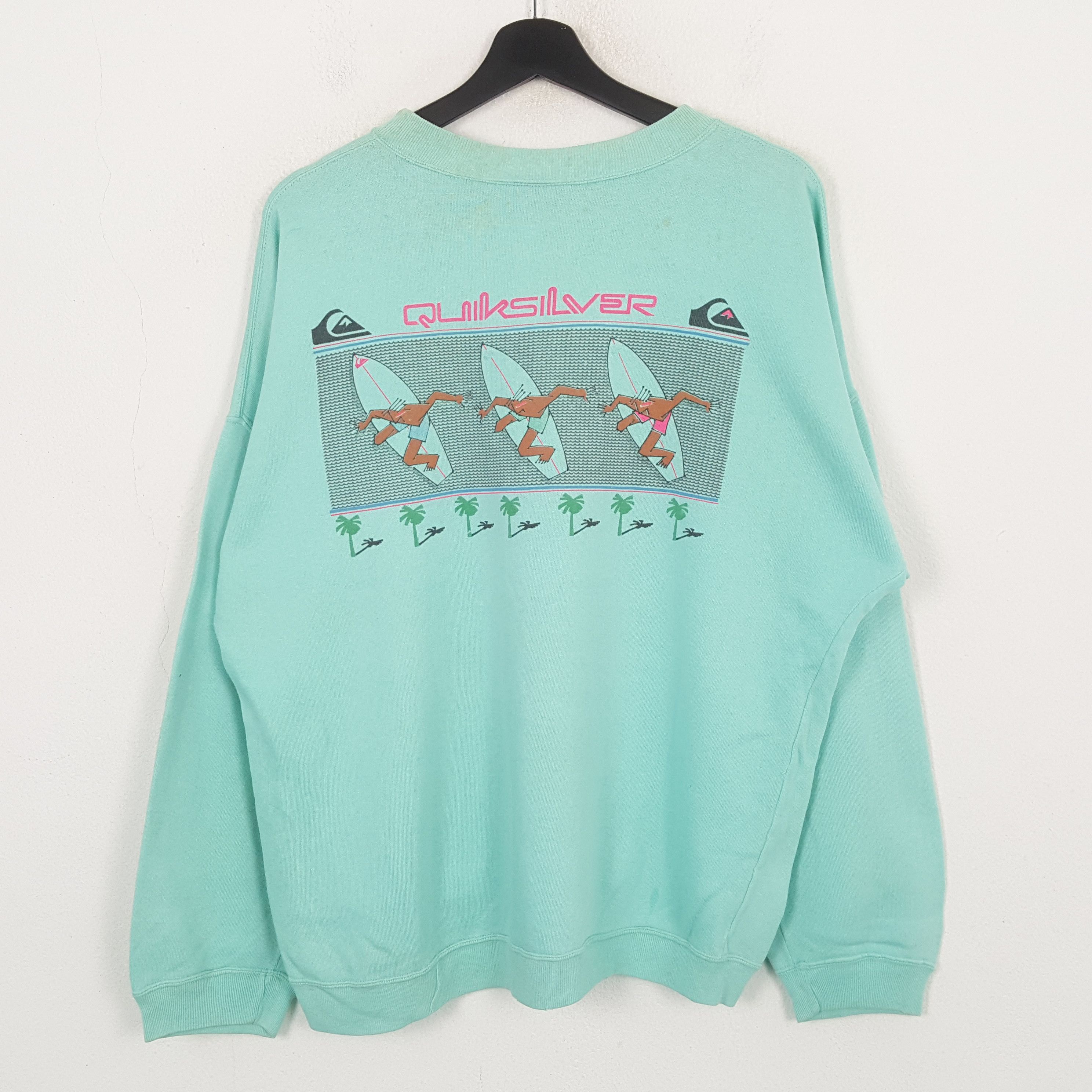 Quiksilver Quiksilver Surfing Style Vintage Sweatshirt RR25 Size US L / EU 52-54 / 3 - 1 Thumbnail