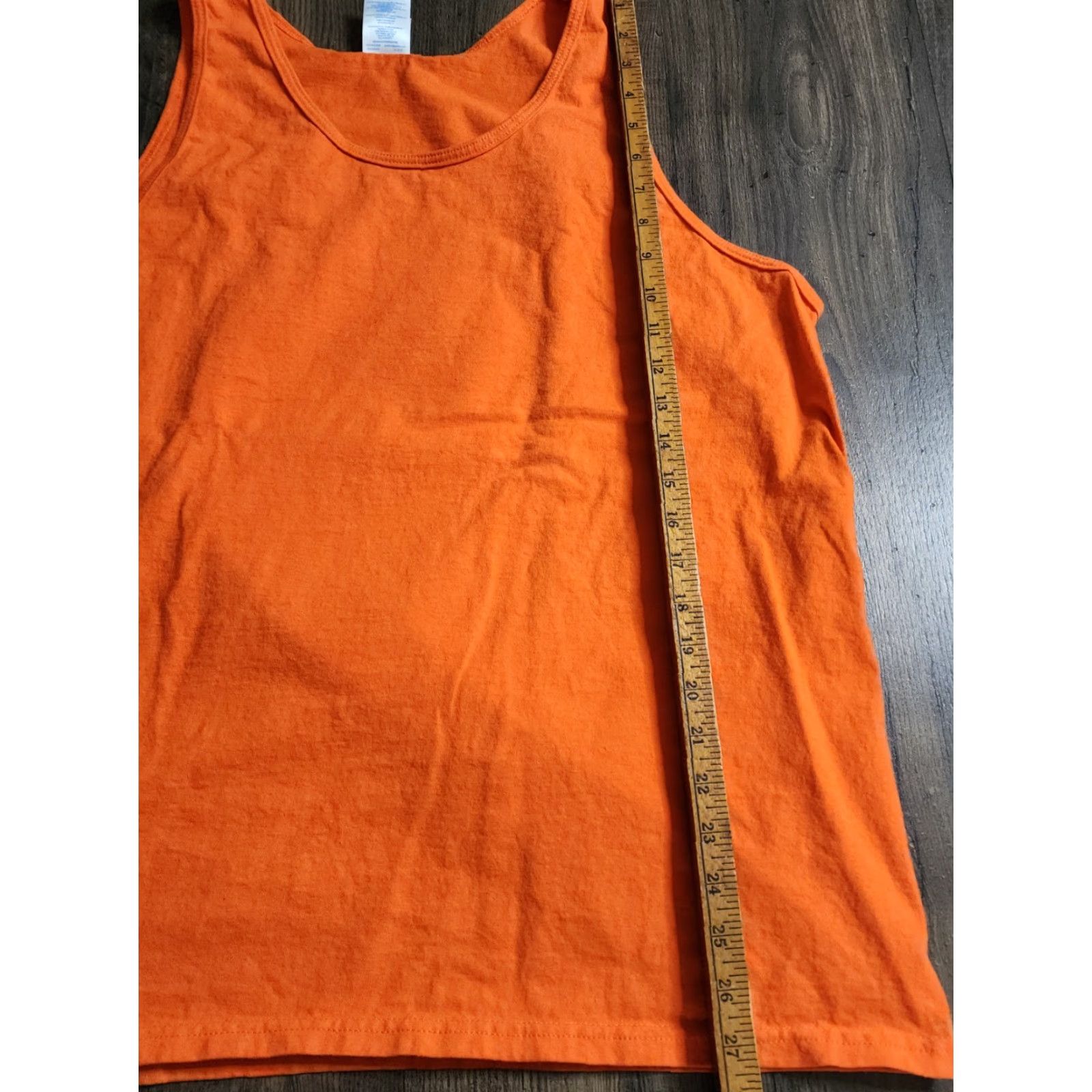 Gildan Retro Gildan Tank Top Shirt Diner New Smyrna Beach FL Mens XL Orange Beach Retro, 2000s, Cotton, Lightweight, Crew Neck, Sleeveless, Graphic Print Size US XL / EU 56 / 4 - 3 Thumbnail