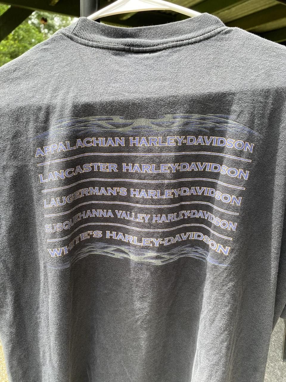 Harley Davidson Vintage 2003 Black Harley Davidson York Graphic Tee XL Size US XL / EU 56 / 4 - 5 Thumbnail