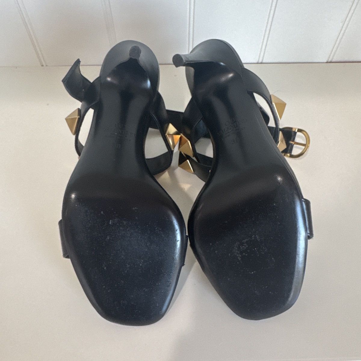 Valentino Valentino Garavani Roman Stud Sandals Size US 8 / IT 38 - 4 Thumbnail