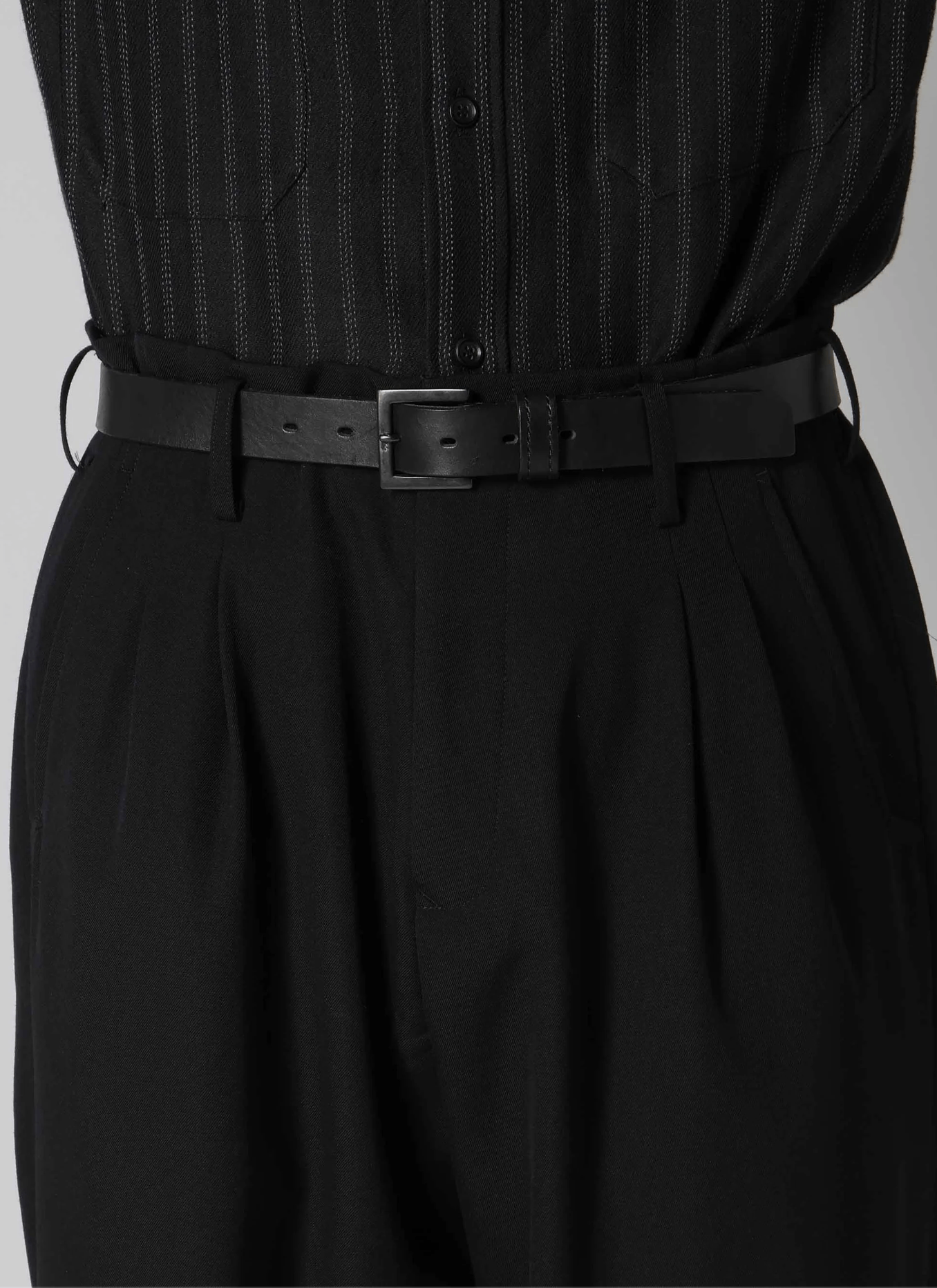 Yohji Yamamoto Yohji Yamamoto Pour Homme - Wool Gabardine 2TUCKS TAB PANTS Size US 32 / EU 48 - 13 Thumbnail