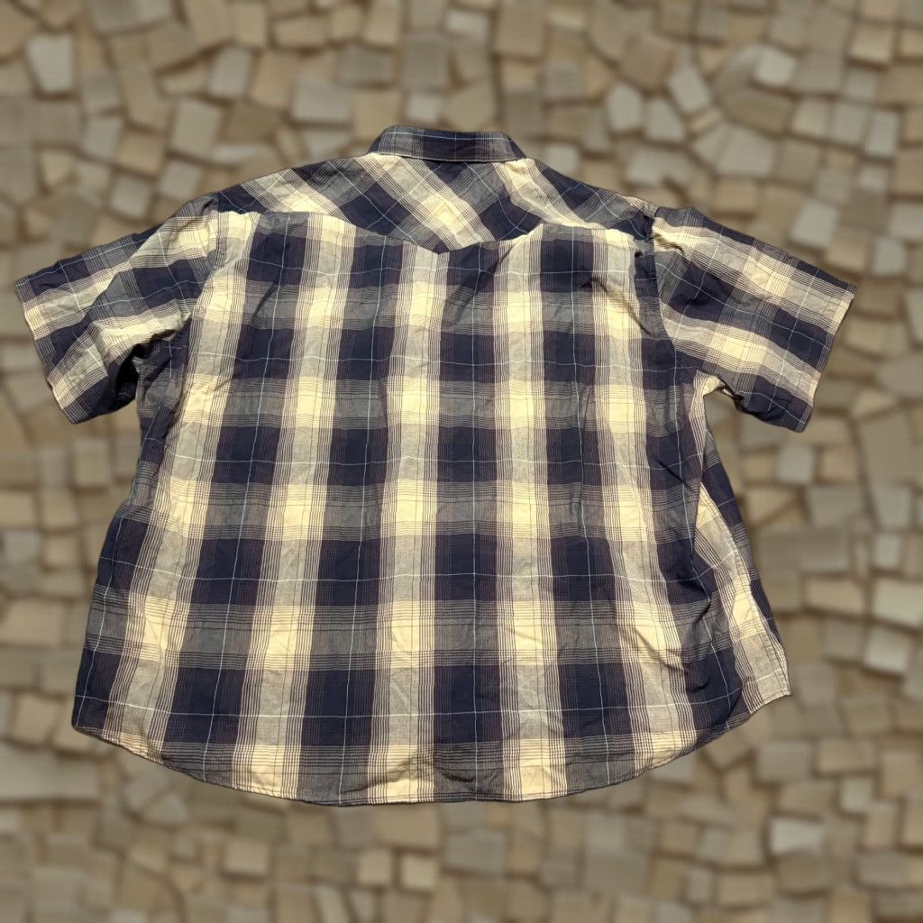 Vintage Customized Version Shirt 4XL Plaid Button Up Men’s Black Green Brown Cotton Casual Shirt Size US XXL / EU 58 / 5 - 1 Thumbnail