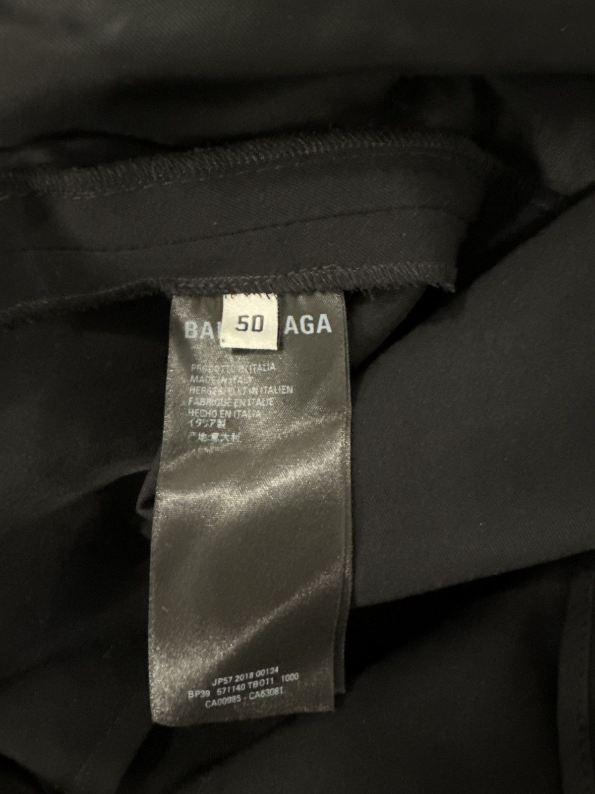 Balenciaga Balenciaga black dress pant Size 50R - 4 Thumbnail