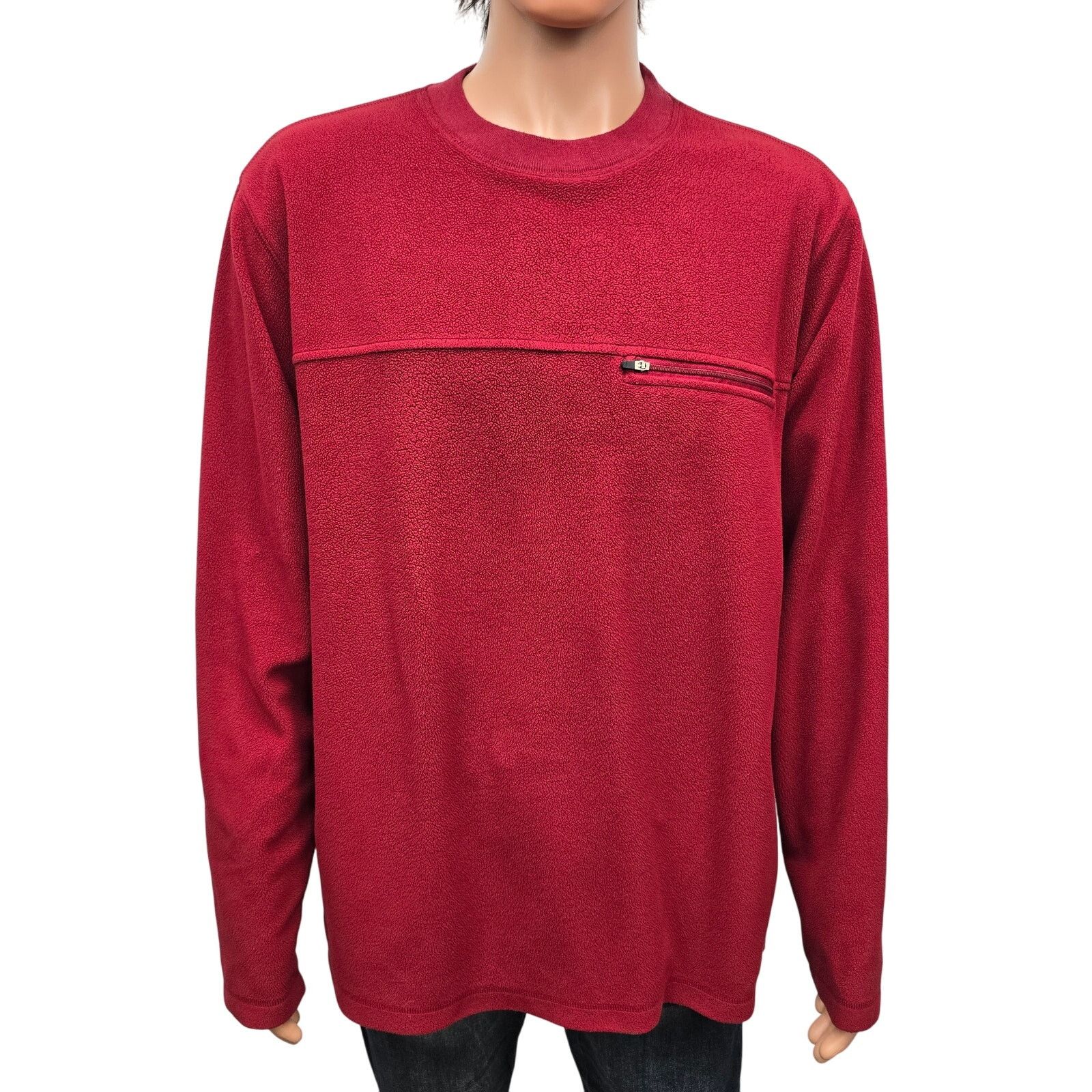 L.L. Bean LL Bean Fleece Sweatshirt L TALL Crewneck Soft Zip Pocket Size US L / EU 52-54 / 3 - 2 Thumbnail