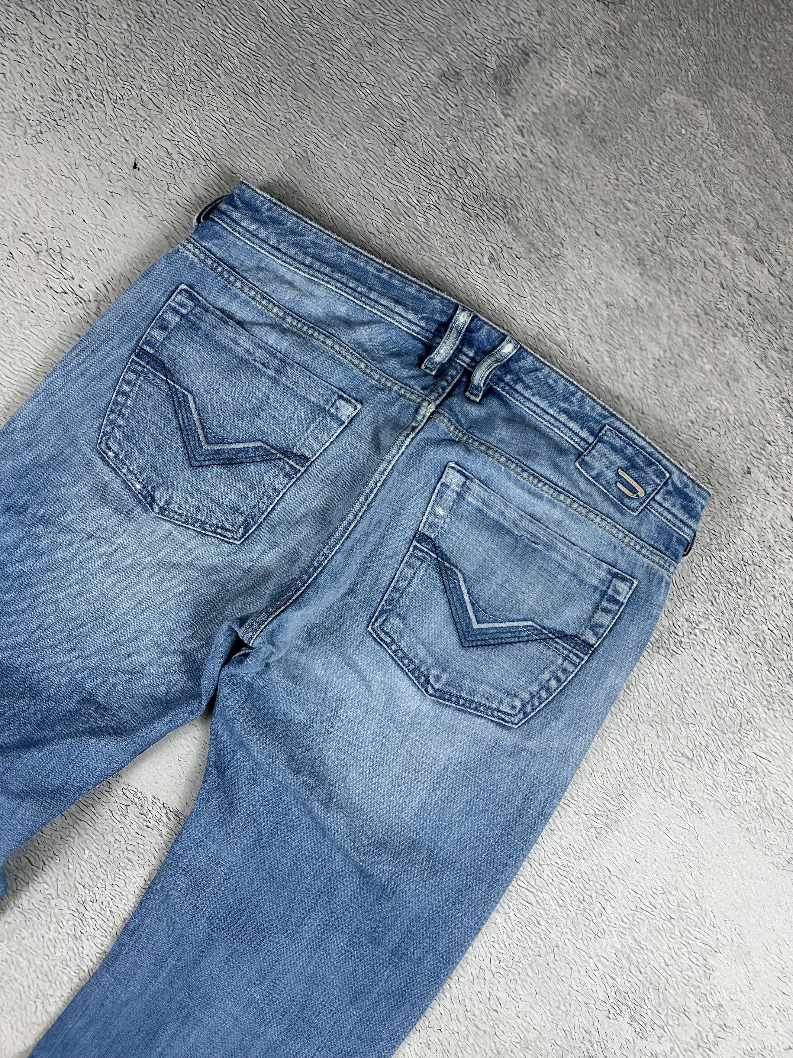 Diesel × Vintage Vintage DIESEL jeans Straight Riped Streetwear Men's Size US 36 / EU 52 - 3 Thumbnail