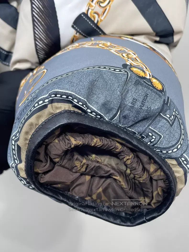 Louis Vuitton Louis Vuitton Chain-lined presbyopic patchwork down jacket Size XS / US 0-2 / IT 36-38 - 5 Thumbnail