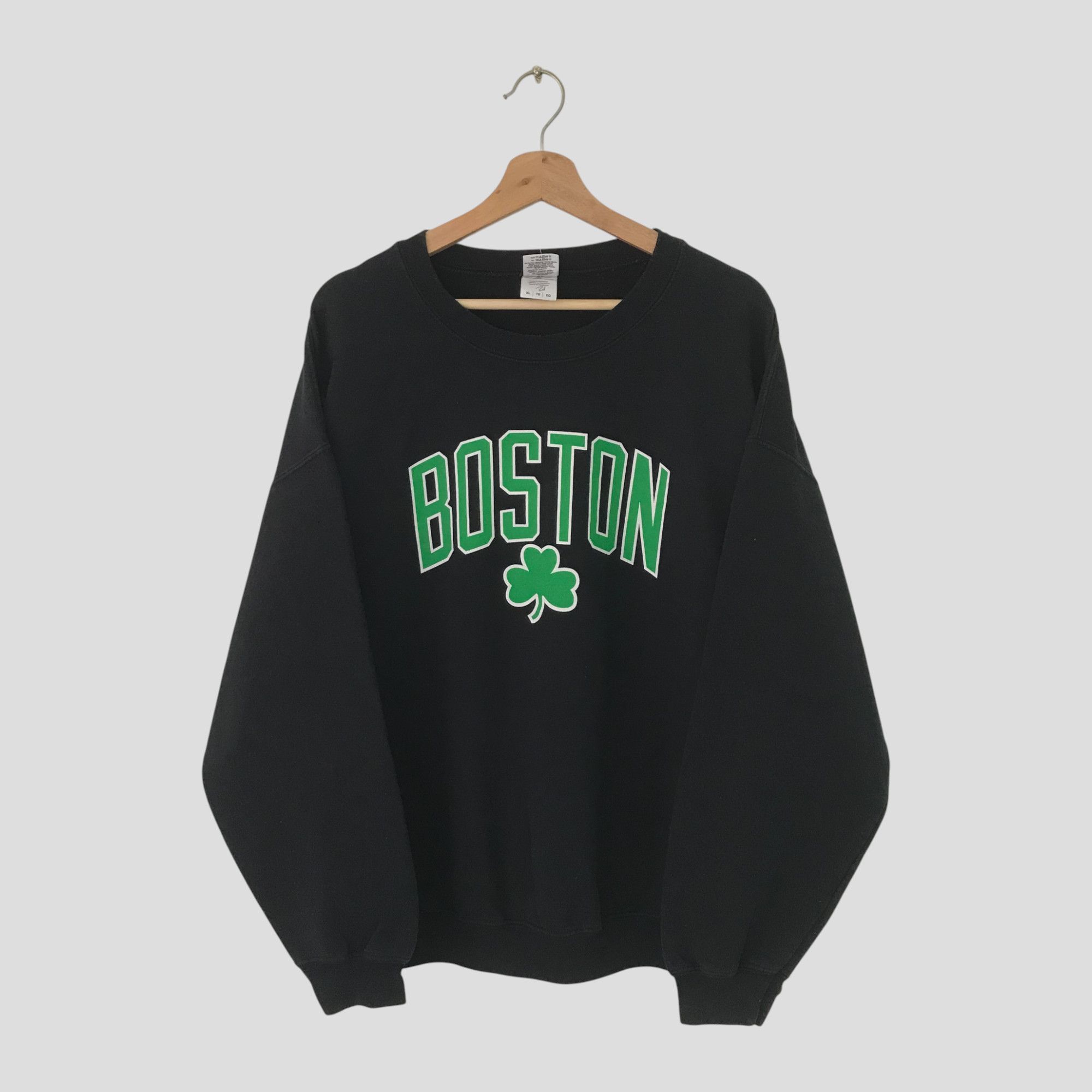 Boston Traders Vintage Y2K Boston Black Sweatshirt - 125 Size US XL / EU 56 / 4 - 3 Thumbnail