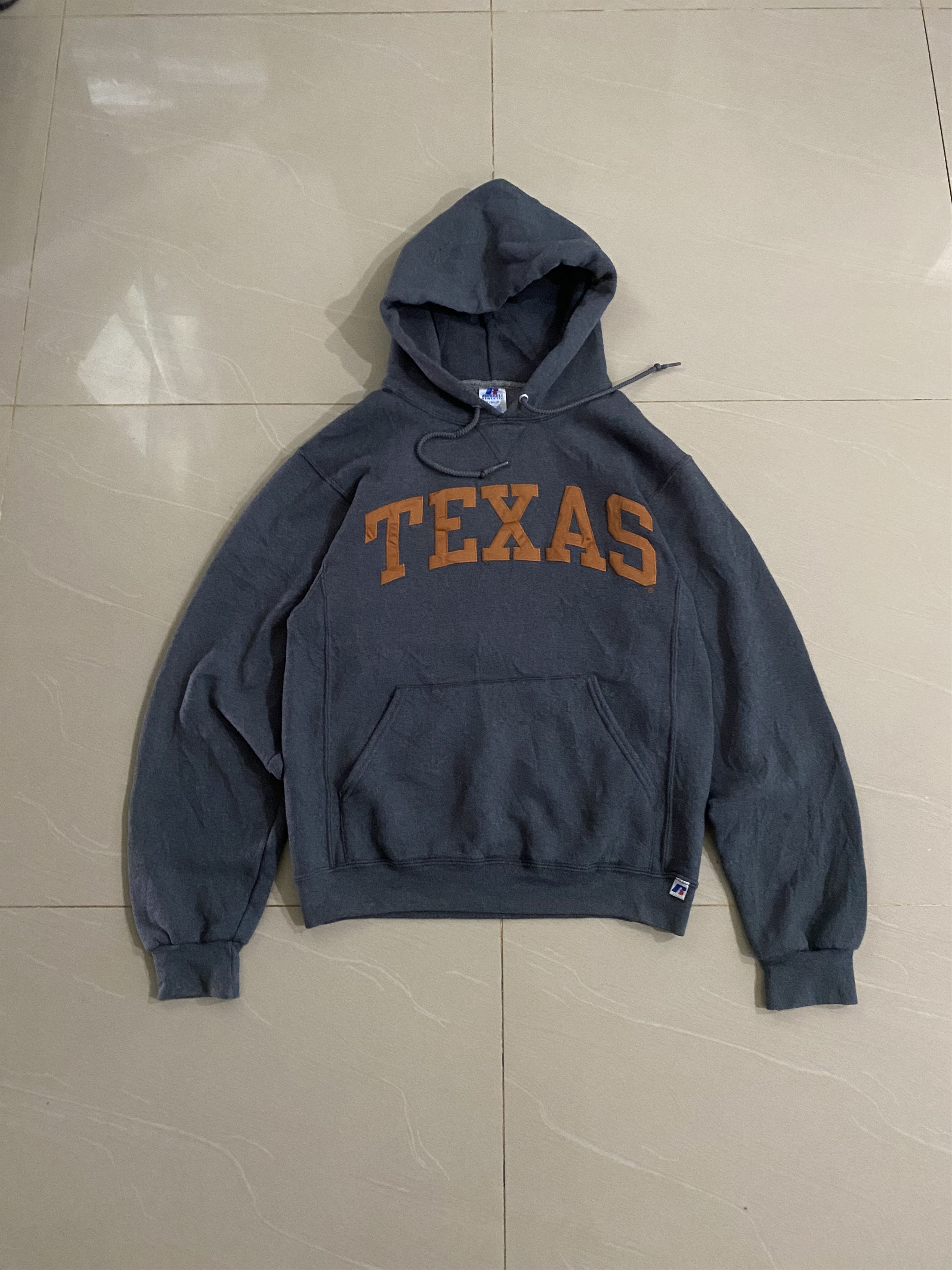 Russell Athletic × Vintage Vintage Russell Athletic TEXAS Hoodie Size US S / EU 44-46 / 1 - 1 Thumbnail