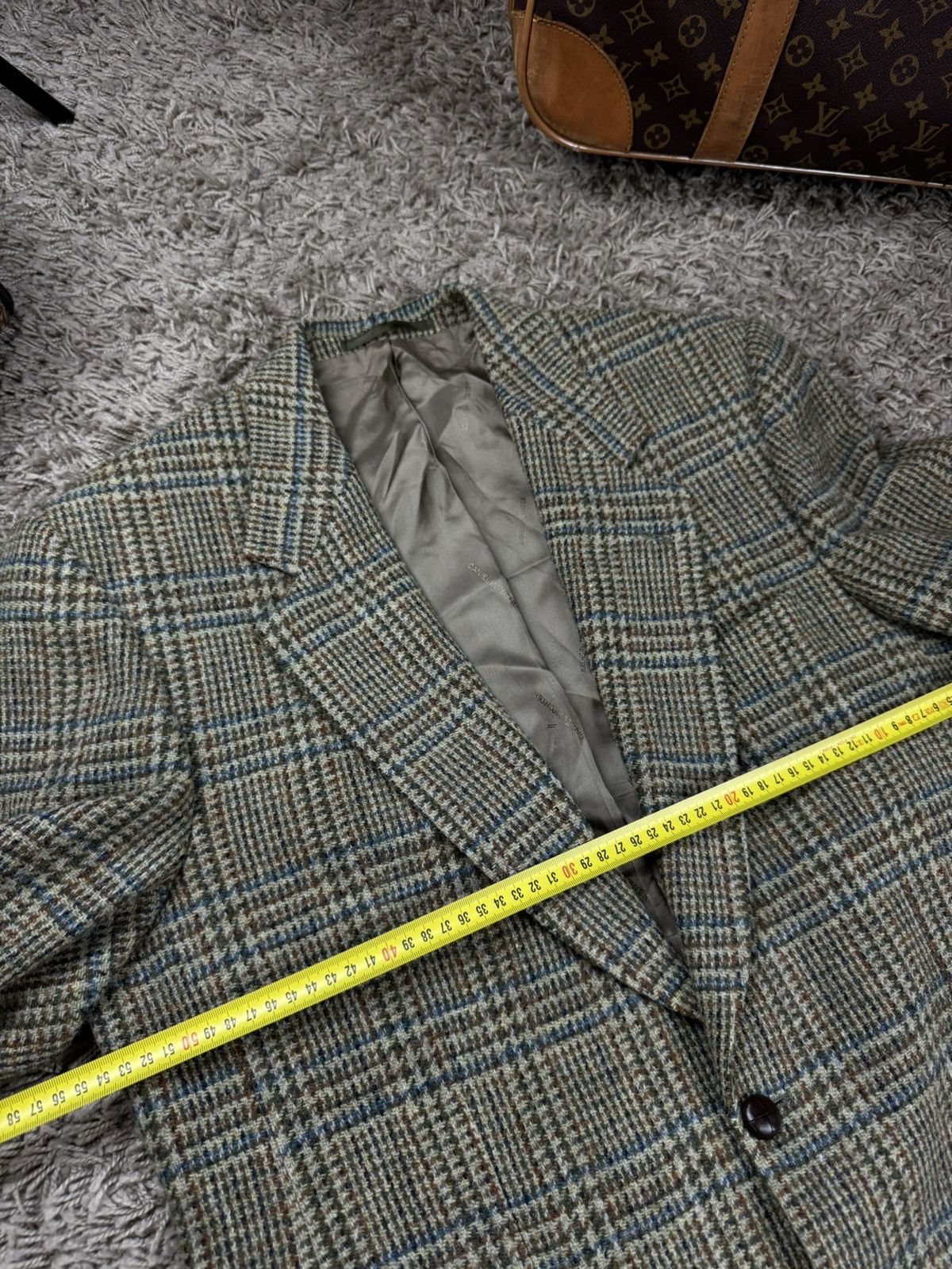Harris Tweed × Vintage Vintage wool blazer Harris Tweed 90s original luxury item Size 48L - 5 Thumbnail