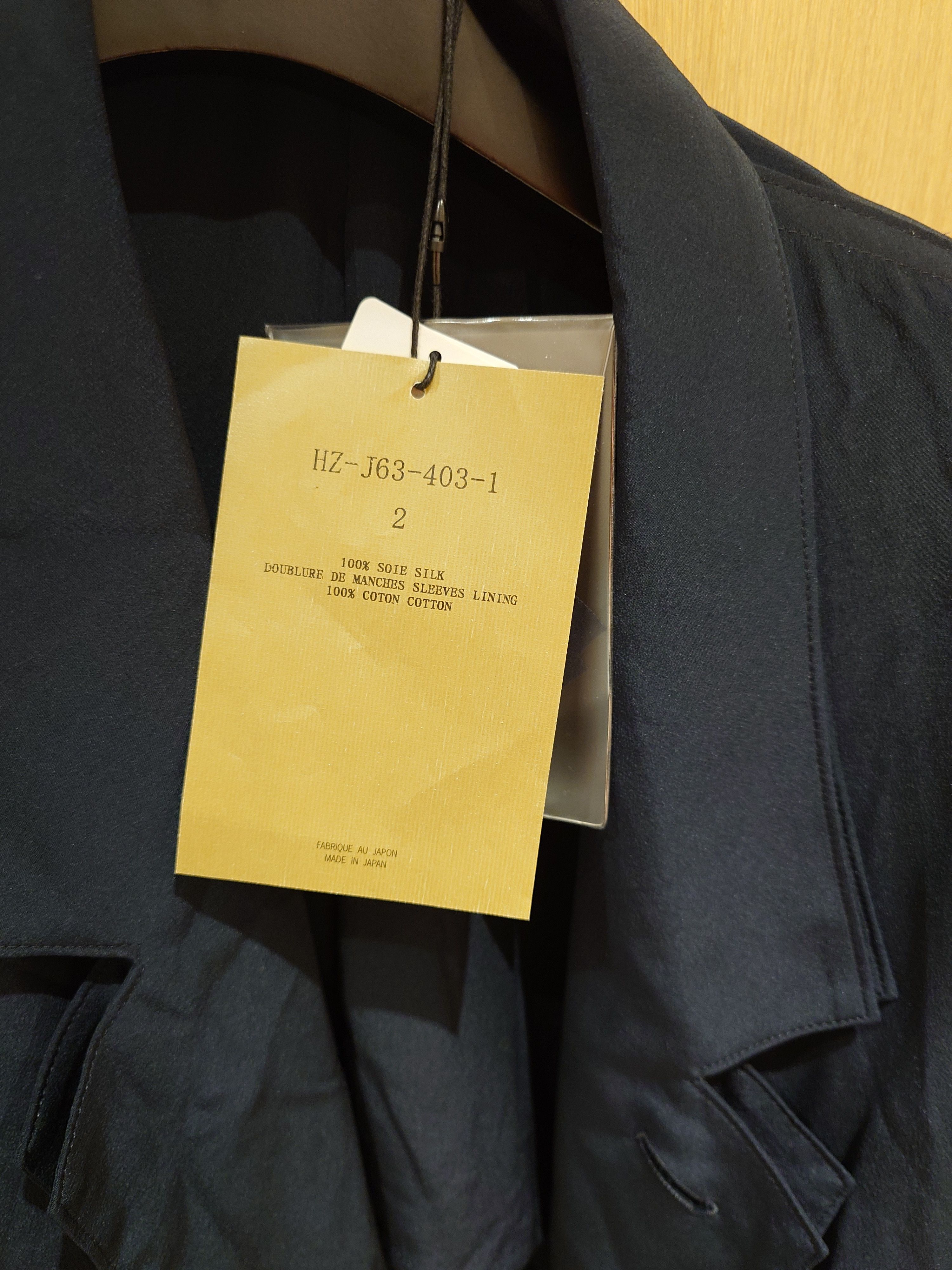 Yohji Yamamoto Yohji Yamamoto 2023 SS Silk Blue Jacket Size US M / EU 48-50 / 2 - 2 Thumbnail
