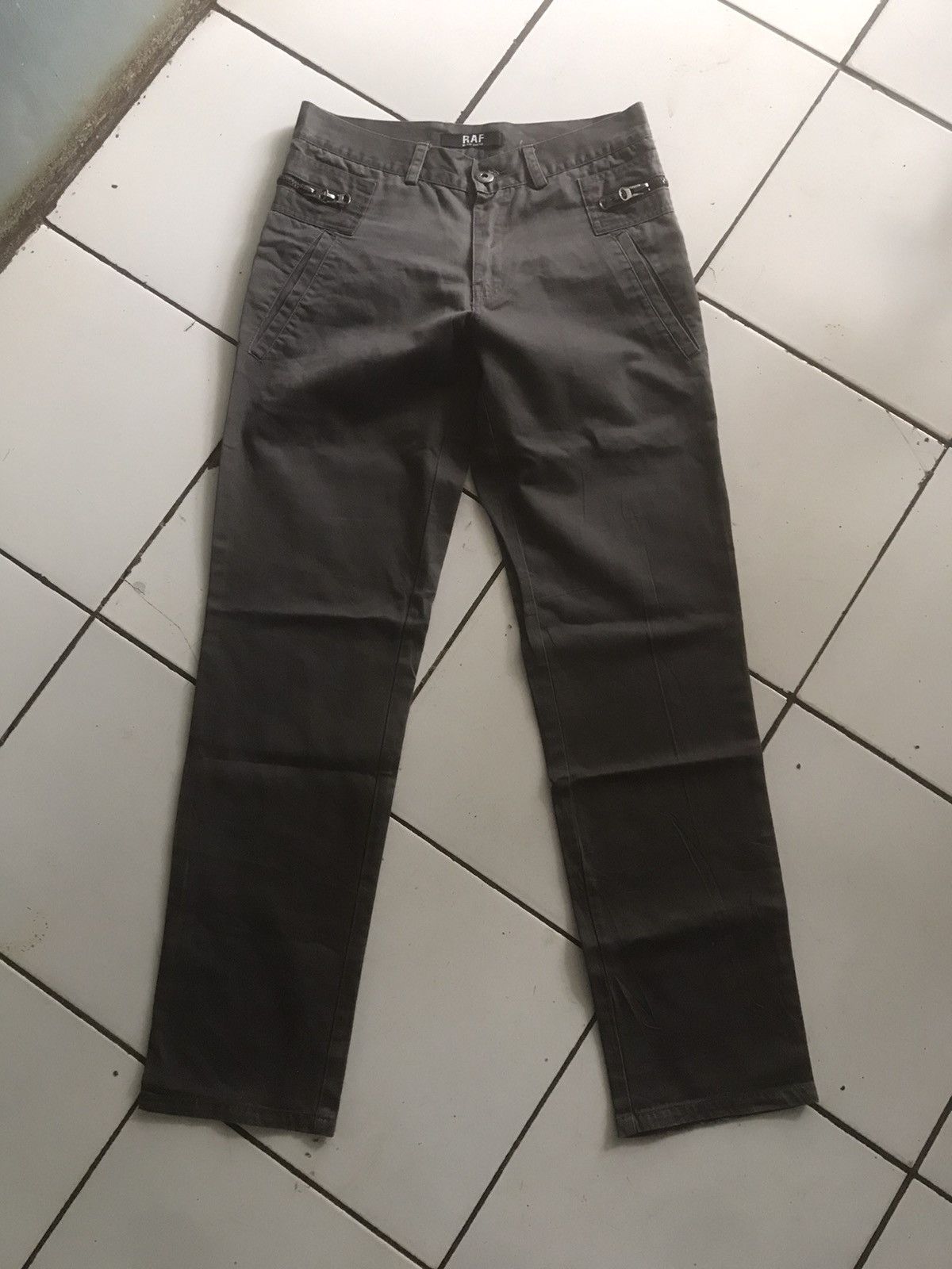 image of Raf By Raf Simons Casual Pants in Charcoal, Men's (Size 30)