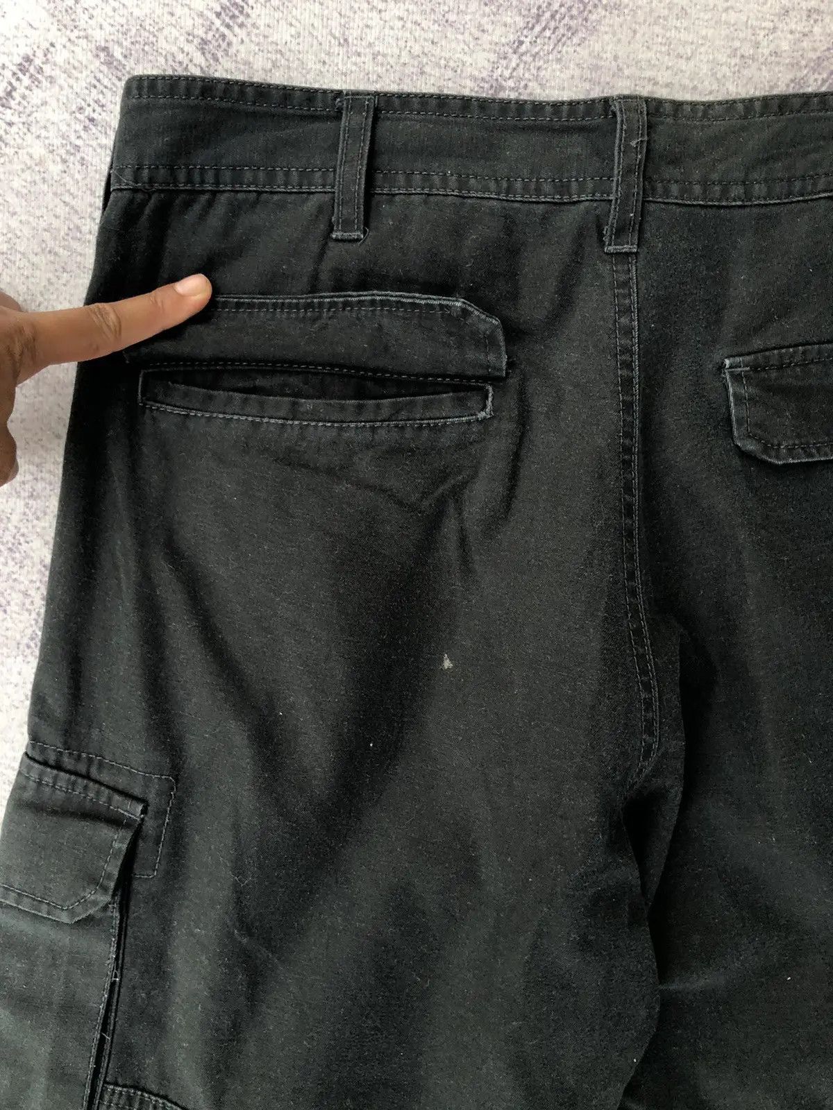 All Blacks Cargo Black Panaspur 6 Pocket Utility Pants Size US 30 / EU 46 - 11 Thumbnail