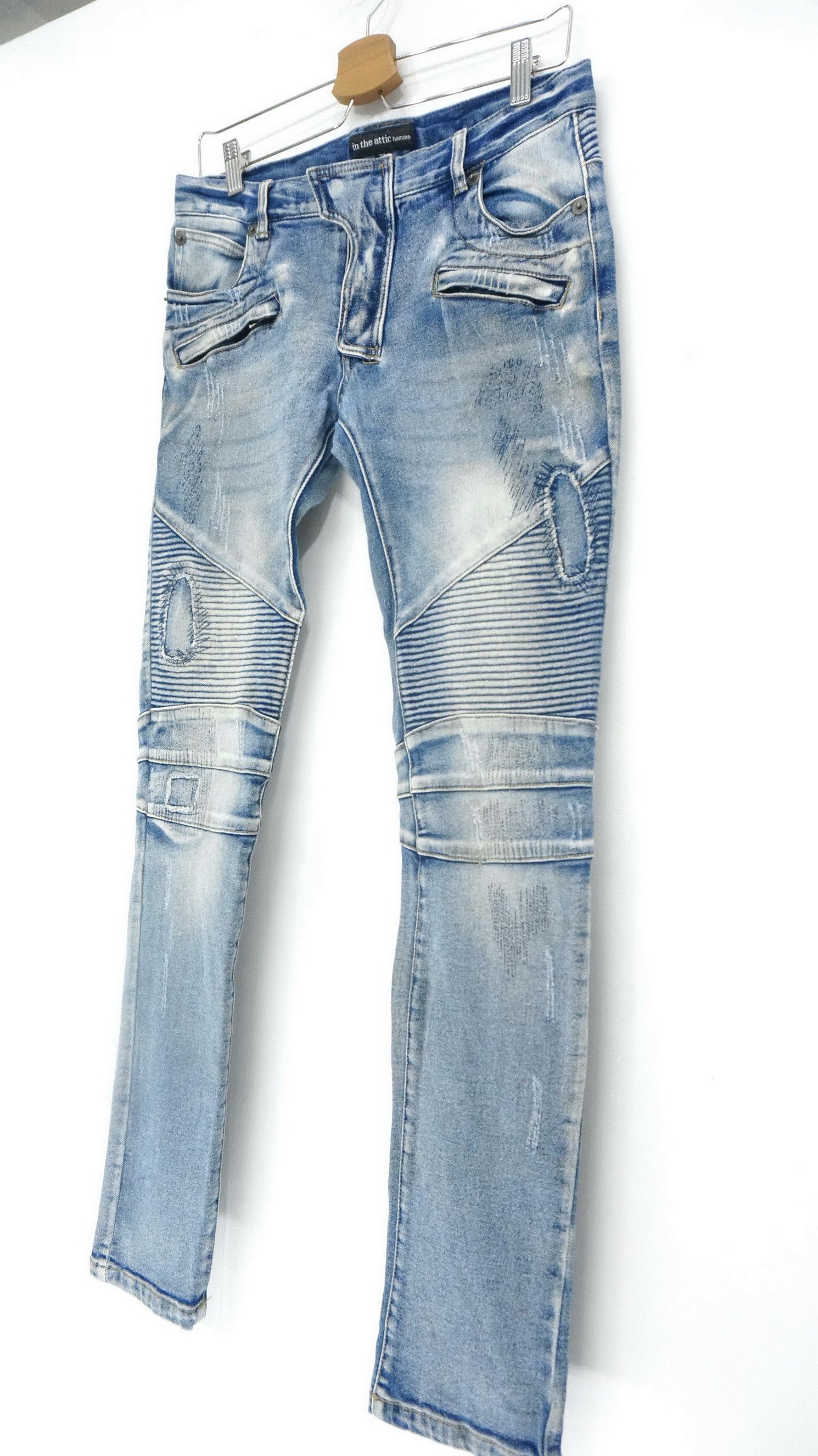 In The Attic Japan IN THE ATTIC Biker Jeans Size US 28 / EU 44 - 2 Thumbnail