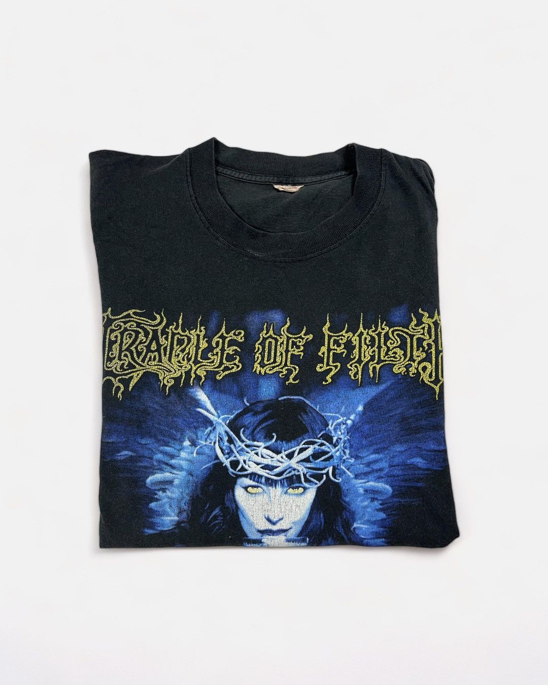 image of Band Tees x Rock T Shirt Cradle Of Filth - Late 90’S Band Portrait T-Shirt in Black (Size Large)