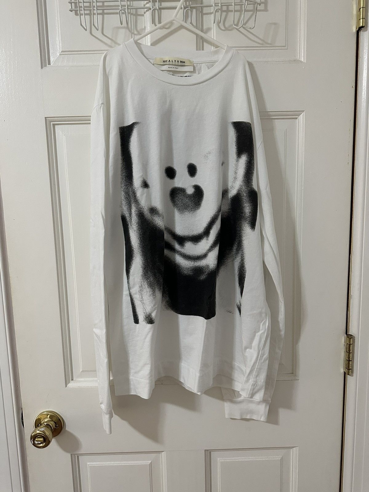 image of 1017 Alyx 9Sm Alyx Spectral Long Sleeve Shirt in White, Men's (Size Large)