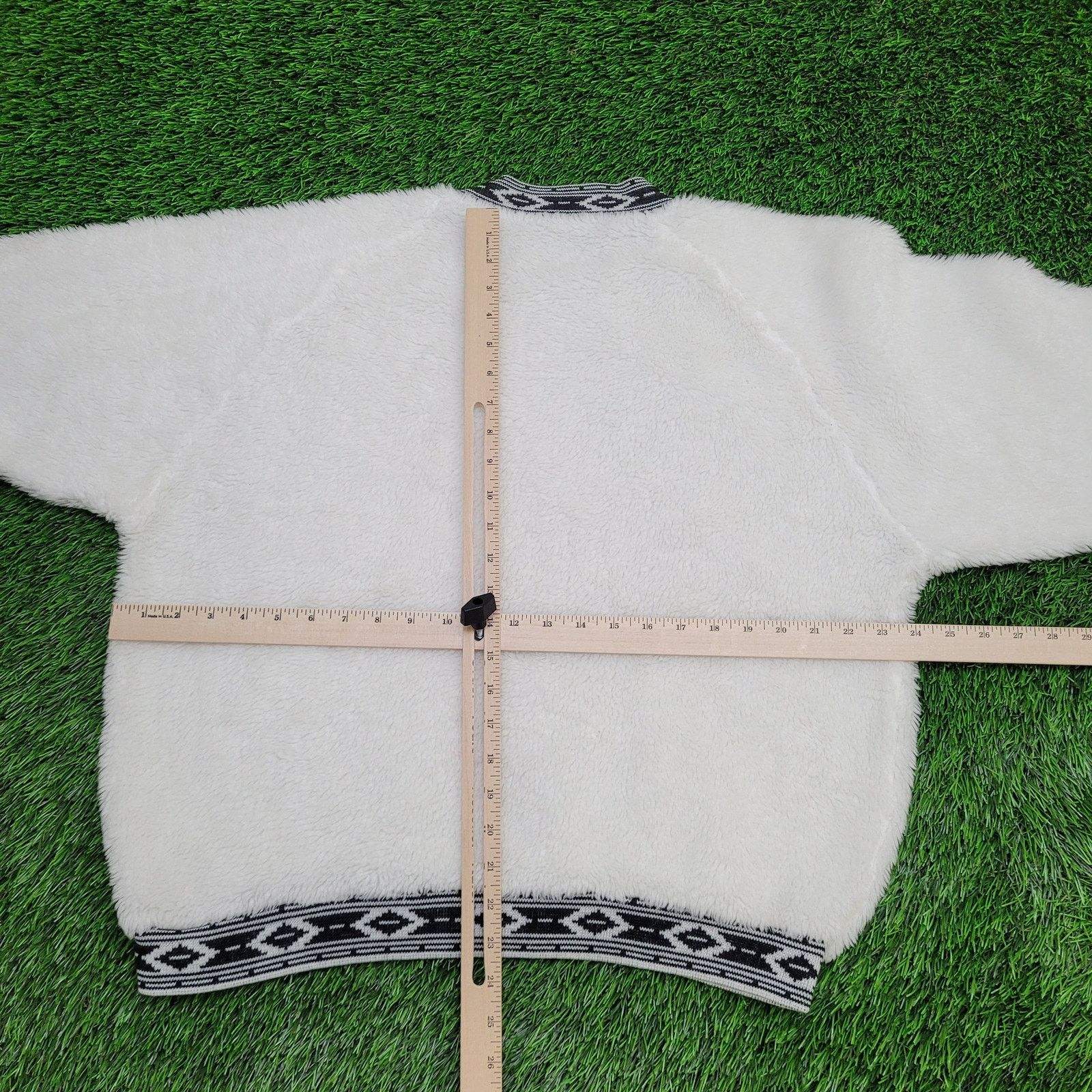 Vintage VTG Parrinello Tribal Fuzzy Sweatshirt Womens XL 24x23 Baggy Size XL / US 12-14 / IT 48-50 - 7 Thumbnail