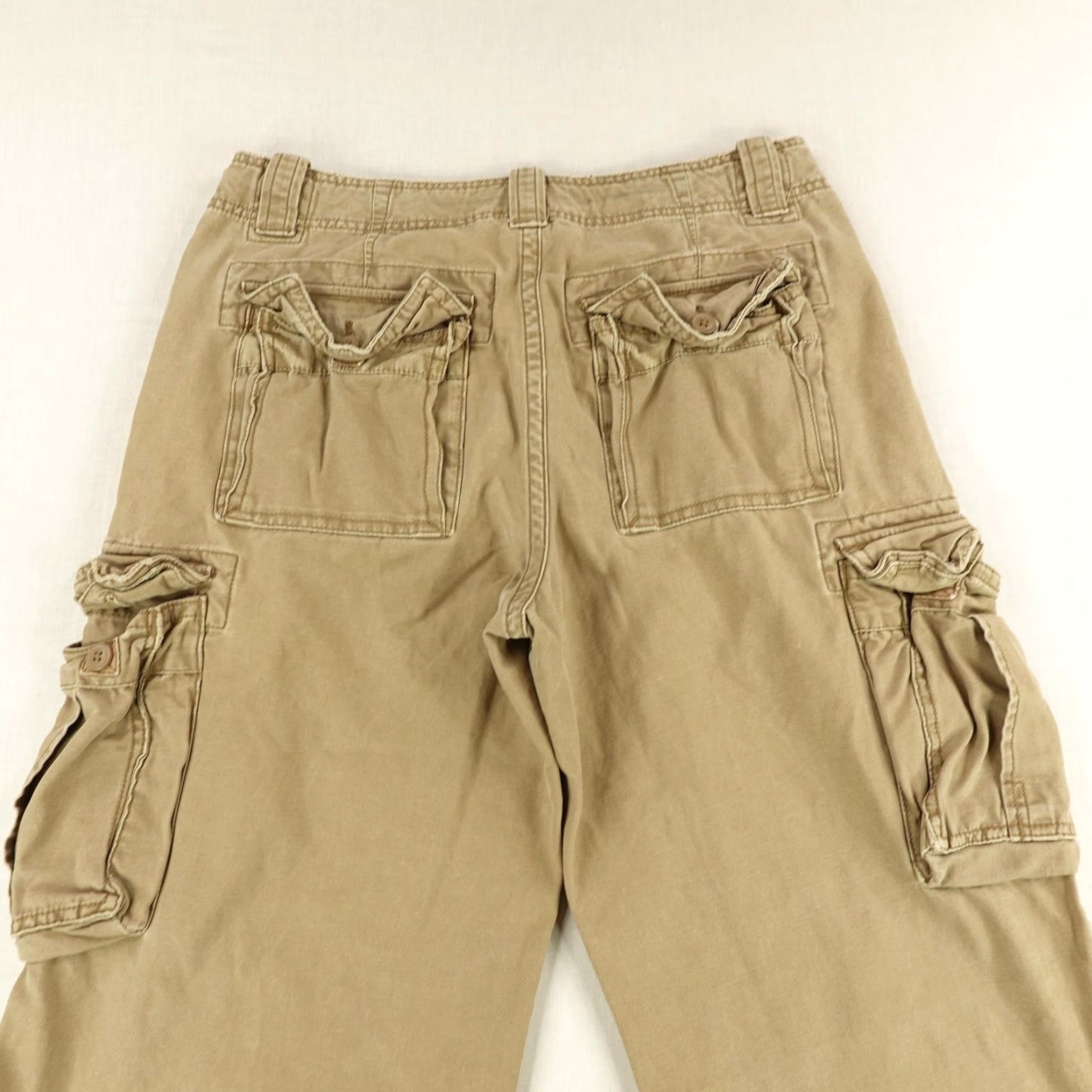 Mossimo VINTAGE Mossimo Pants Mens 32x32 Khaki Beige Tan Cargo Baggy Skater Grunge Y2K Size US 32 / EU 48 - 6 Thumbnail