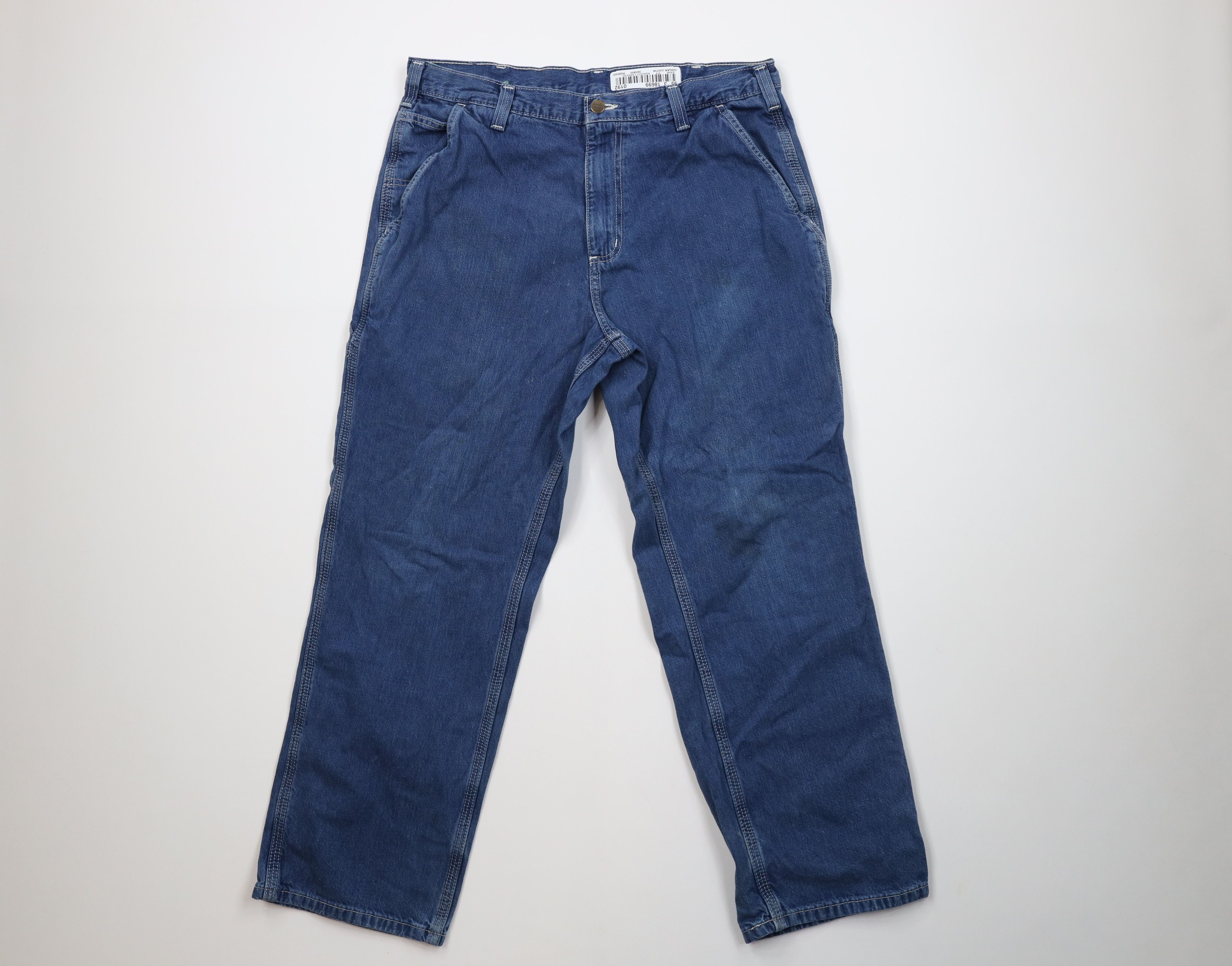 Carhartt Vintage Y2K Carhartt Workwear Wide Leg Dungaree Denim Jeans Size US 34 / EU 50 - 1 Thumbnail