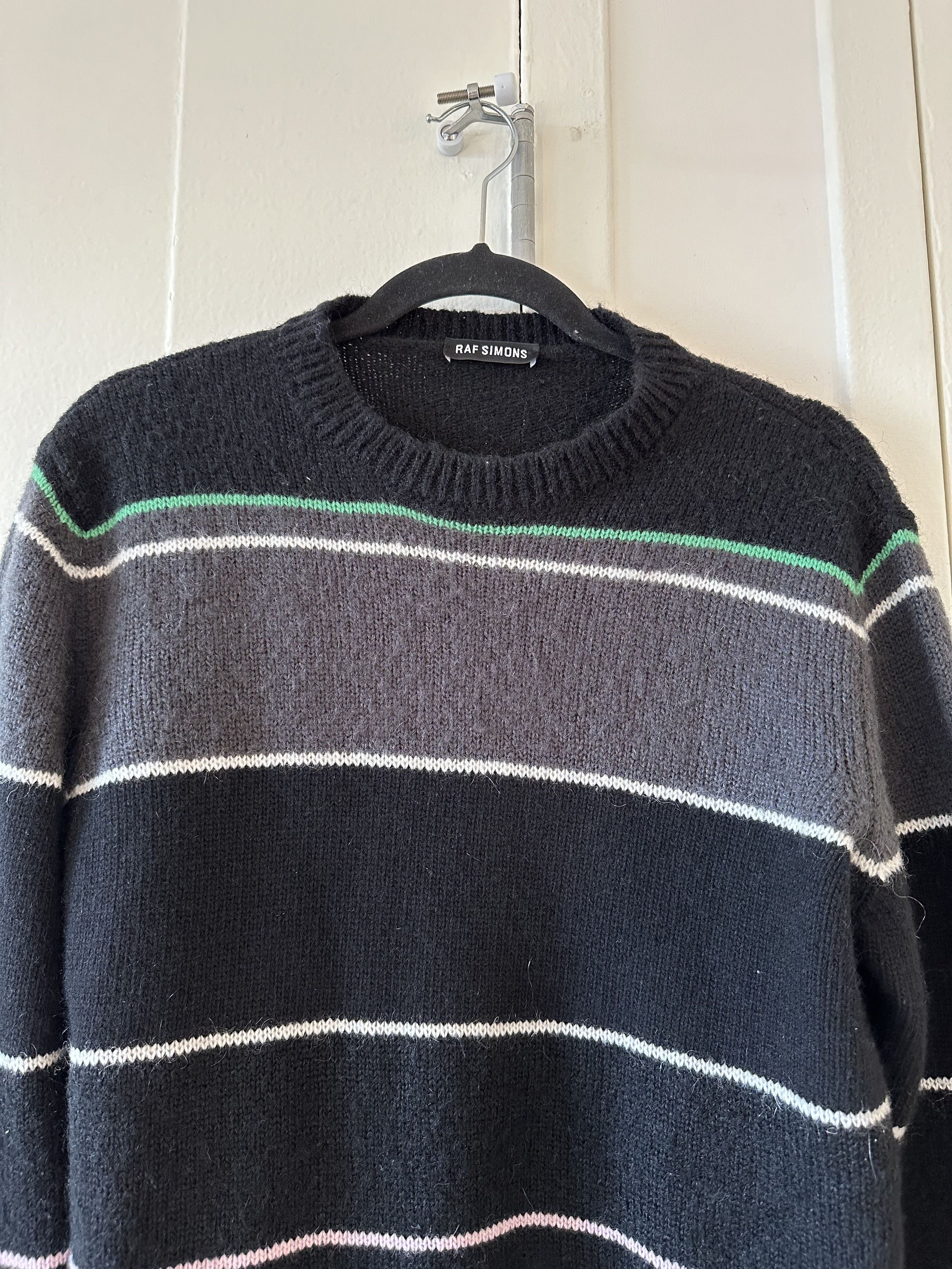 Raf Simons Raf Simons Wool/Mohair Blend Striped Sweater Size US M / EU 48-50 / 2 - 2 Thumbnail