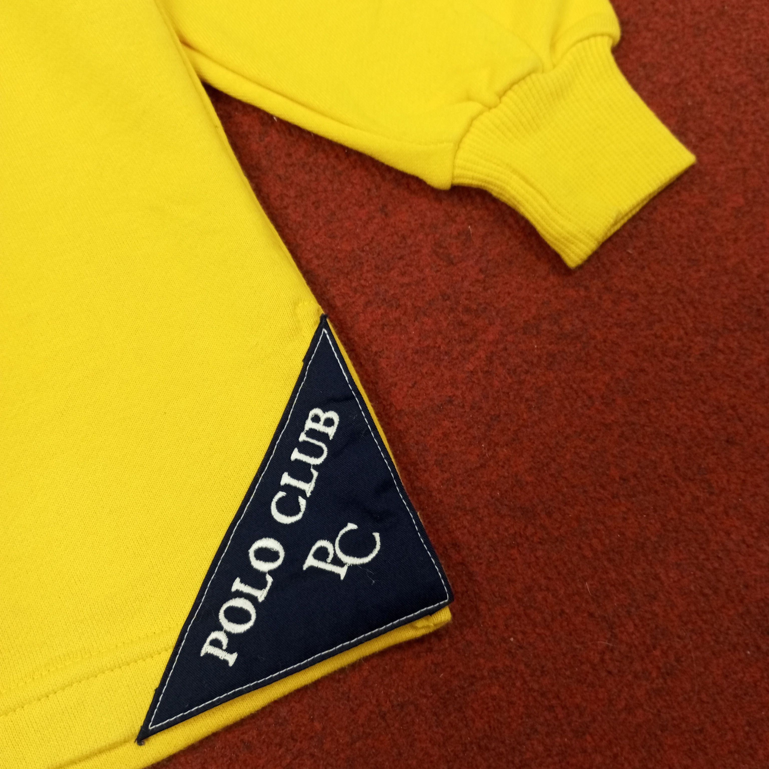 Vintage Polo Club Half Zipper Sweatshirt c241n8 Size US M / EU 48-50 / 2 - 4 Thumbnail