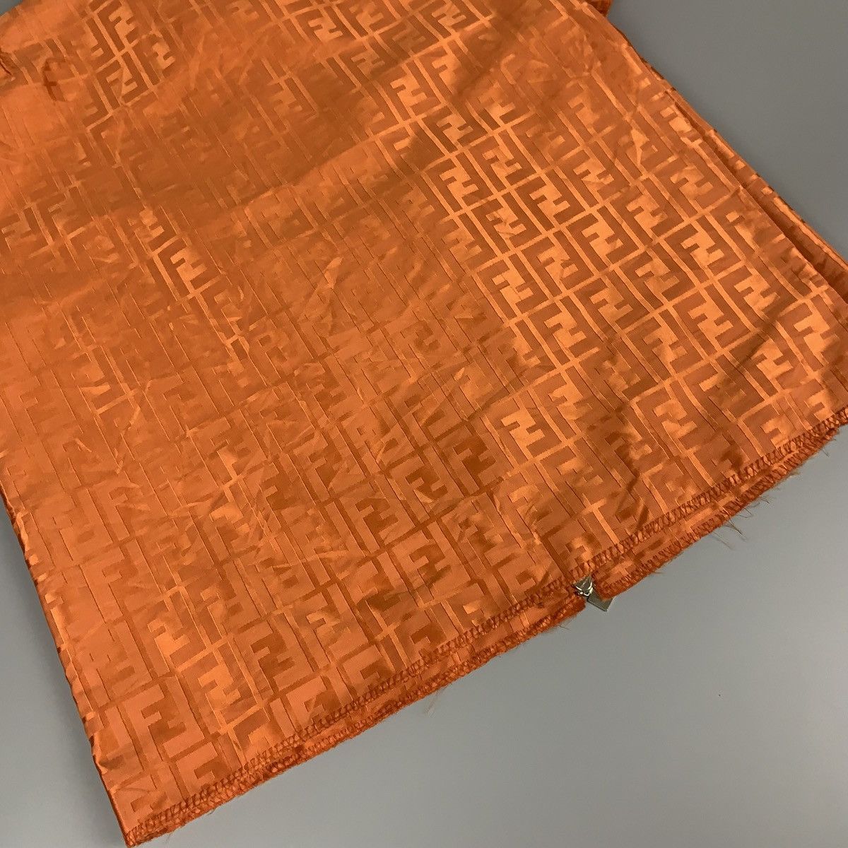 Fendi Authentic Rare Fendi Zucca FF Orange Nylone Zip Top Size US S / EU 44-46 / 1 - 5 Thumbnail