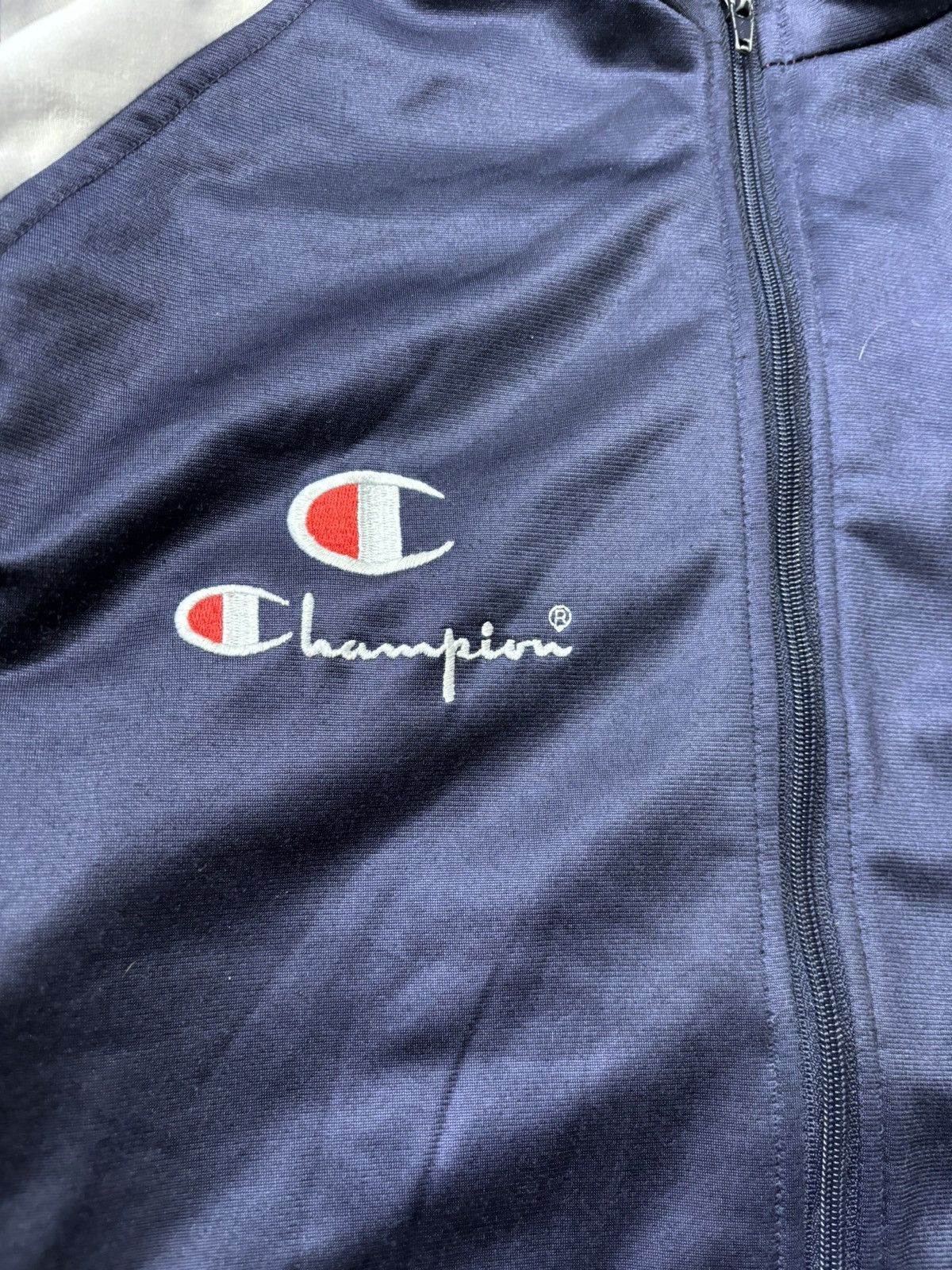 Champion × Japanese Brand × Vintage Vintage 90s Champion track jacket Size L / US 10 / IT 46 - 2 Thumbnail