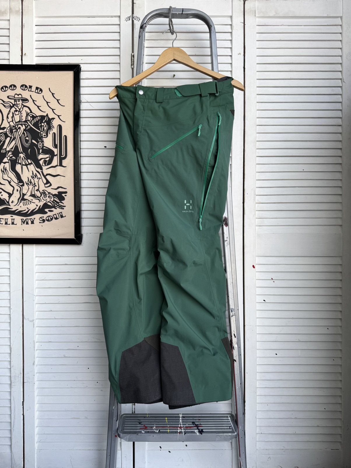 Haglofs Haglöfs Khione Pant Women Gore-Tex Green S Size 28" / US 6 / IT 42 - 1 Thumbnail