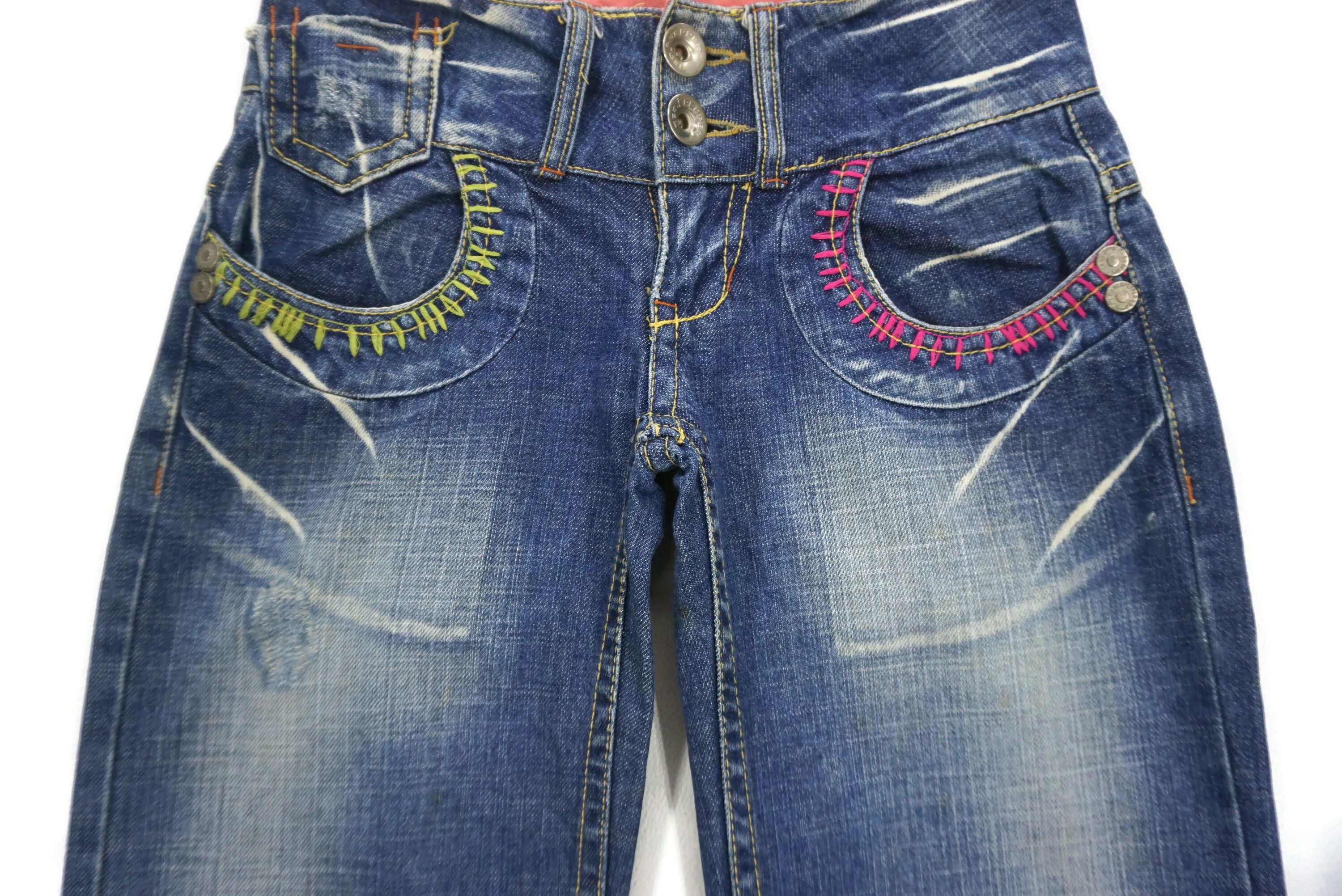 Japanese Brand Red Pepper Jeans Size 25 fit W26 L28.5 Low-Rise Bootcut Size 25" / US 0 / IT 36 - 5 Thumbnail
