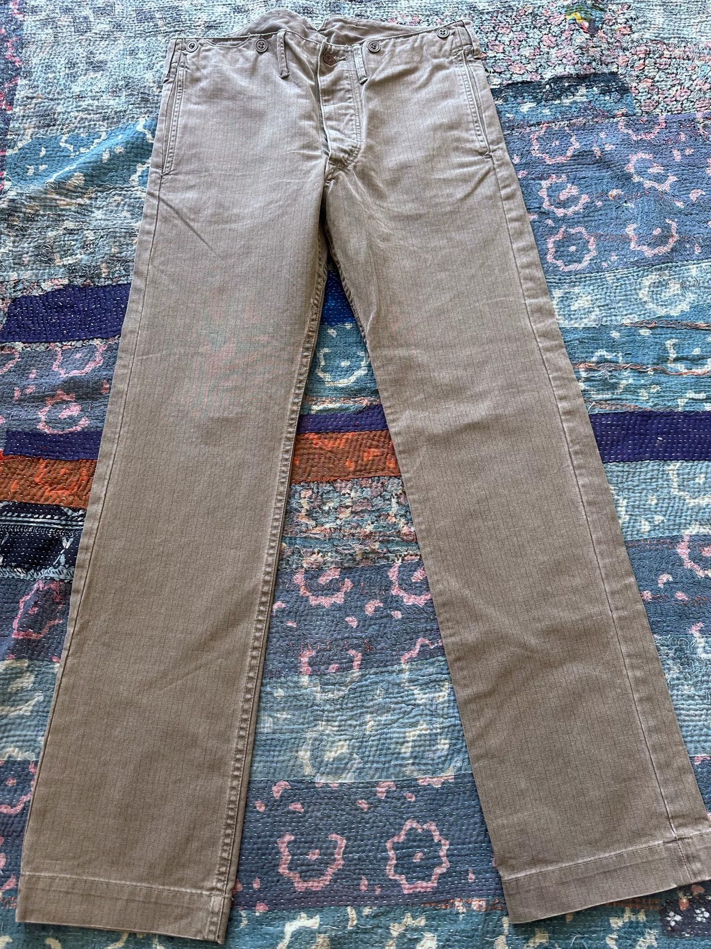 RRL Ralph Lauren RRL Striped Casual Pants Size US 31 - 1 Thumbnail