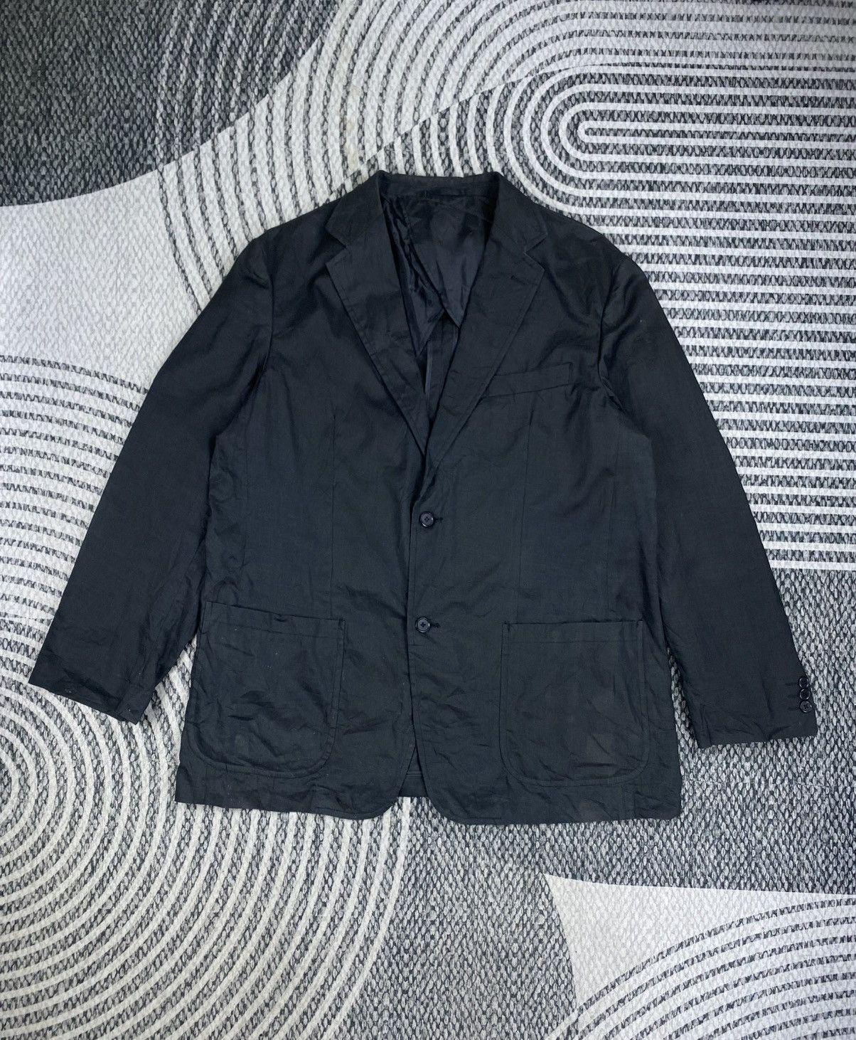 Japanese Brand Vtg D’HOMME A HOMME Double Button Blazer Jacket Size US L / EU 52-54 / 3 - 1 Thumbnail