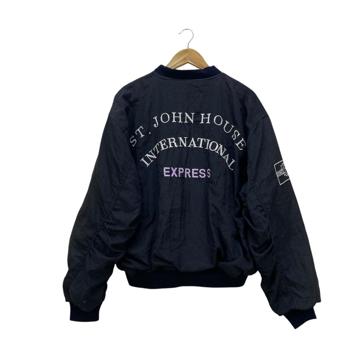 Japanese Brand Vintage St john Bomber Jacket Size US M / EU 48-50 / 2 - 2 Thumbnail