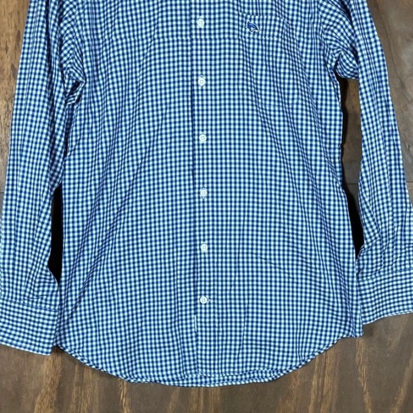 Peter Millar Peter Millar Shirt Mens Button Down Blue Check Nanoluxe Easycare 100% Cotton M Size US M / EU 48-50 / 2 - 3 Thumbnail