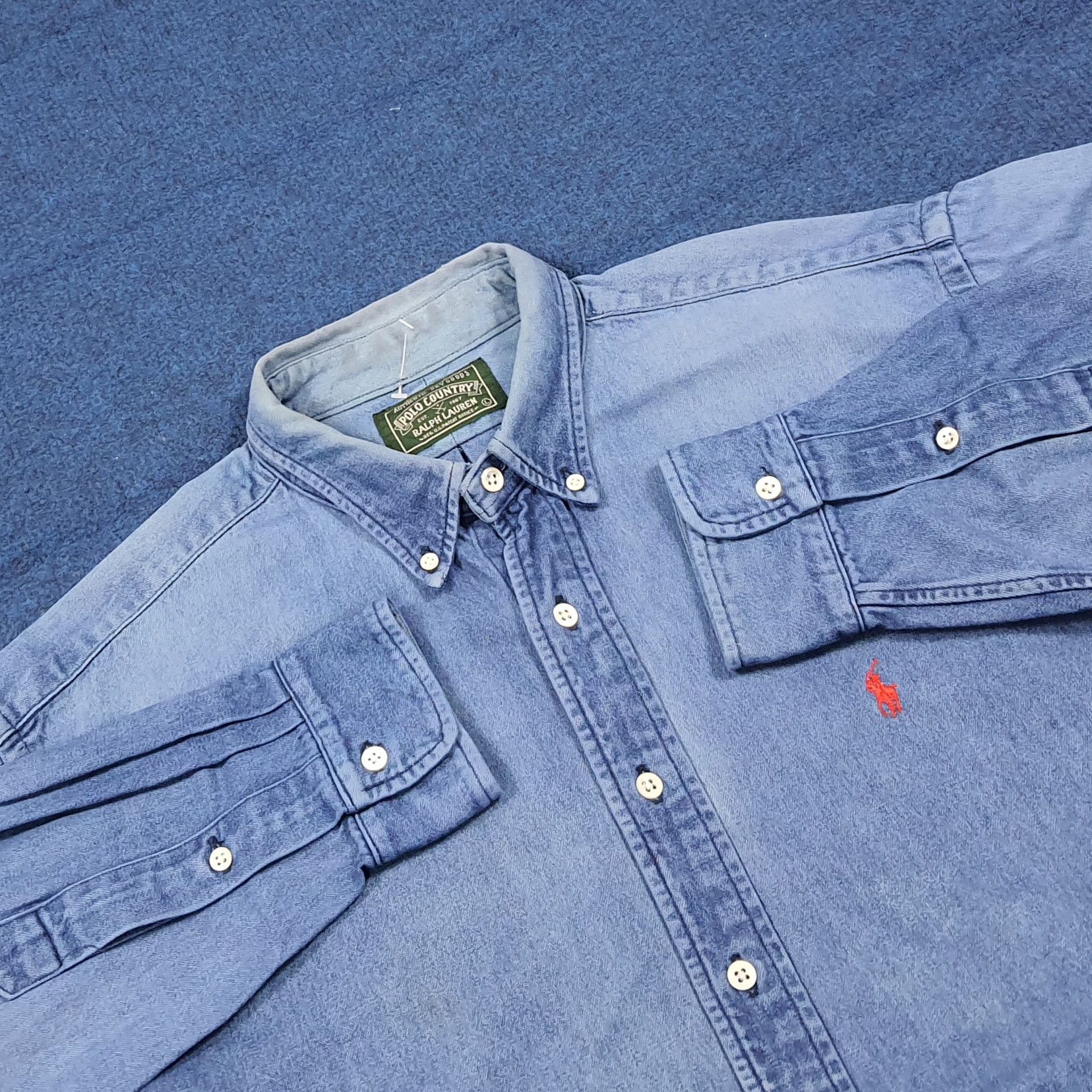 Polo Ralph Lauren Vintage Polo Country Ralph Lauren Button Up Shirt C285N31 Size US L / EU 52-54 / 3 - 4 Thumbnail