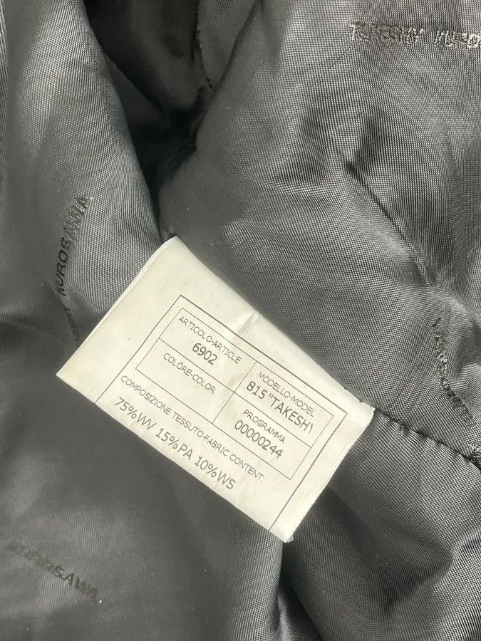 Vintage Takeshy Kurosawa Black Wool Minimalist Japanese Jacket Size US S / EU 44-46 / 1 - 10 Thumbnail